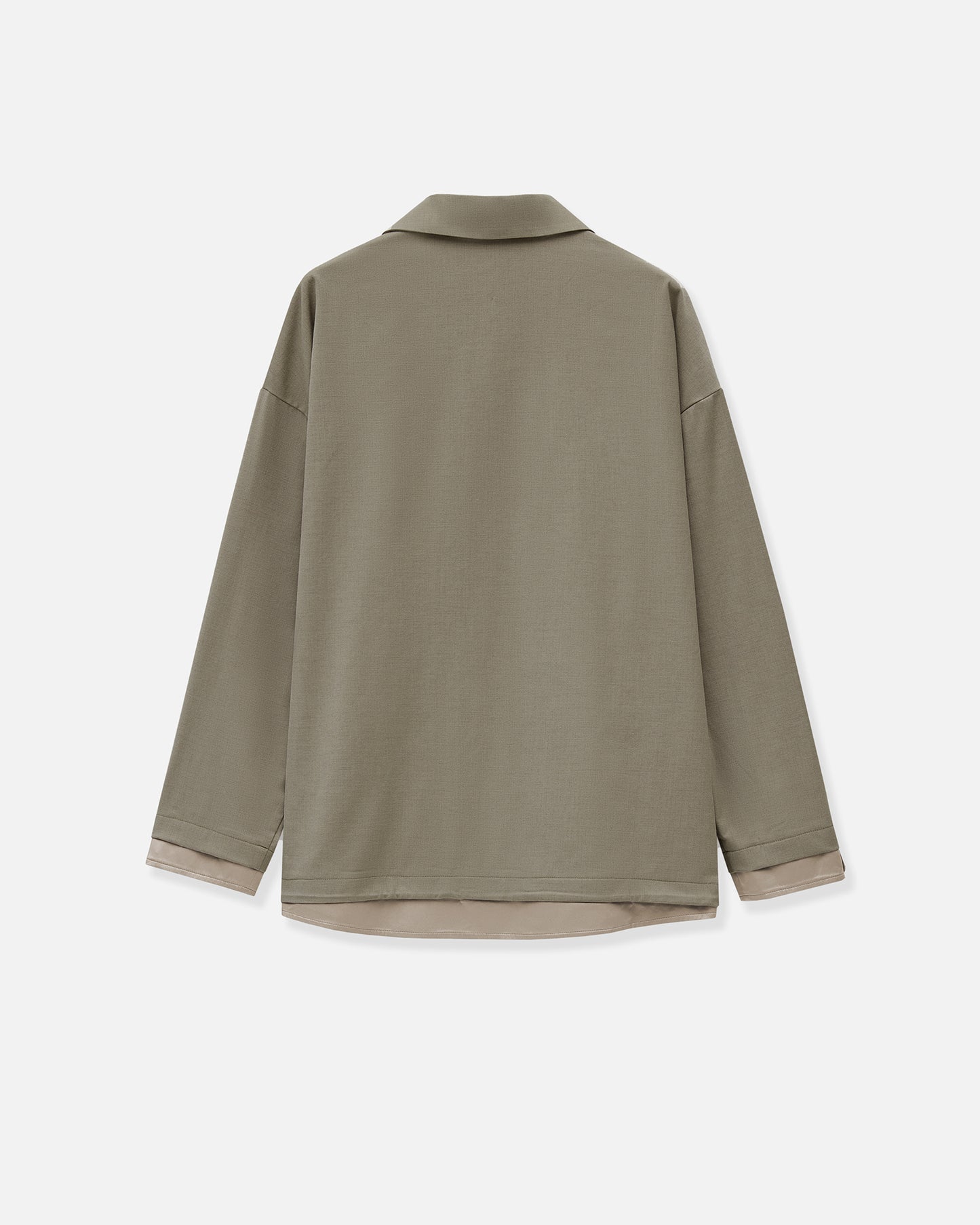 Layered Pullover Polo Shirt