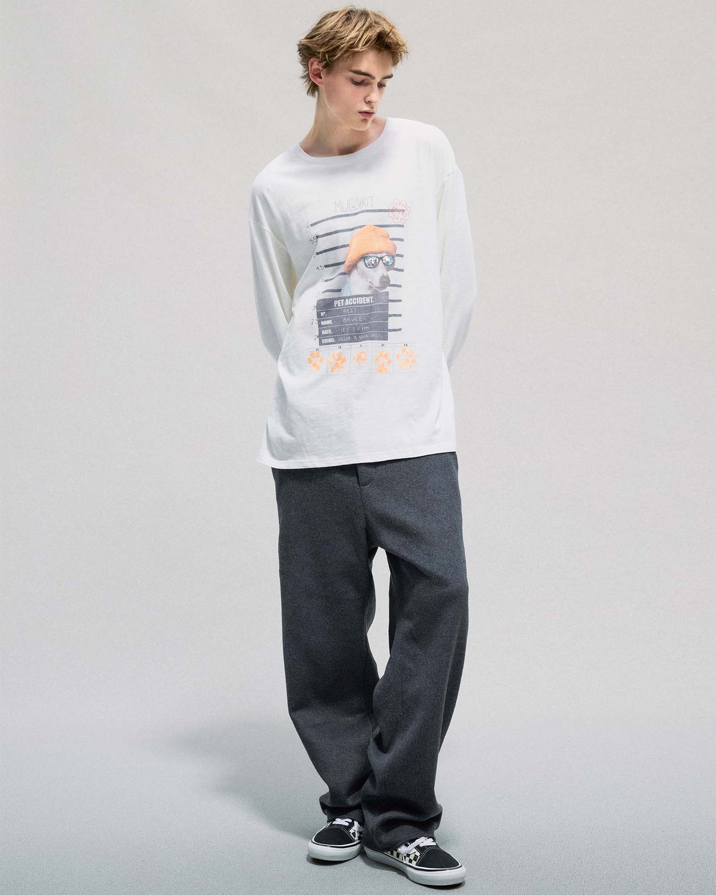 Bruce Mug Shot L/S T-shirt