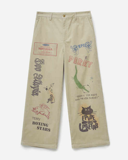 Graffiti Corduroy Chino