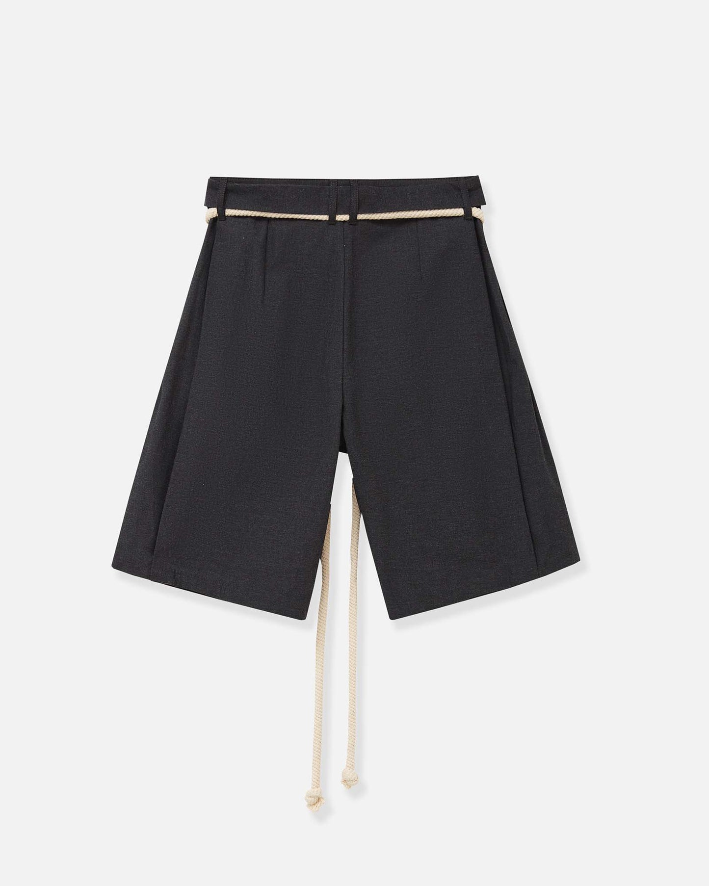 Belted Bermuda Shorts