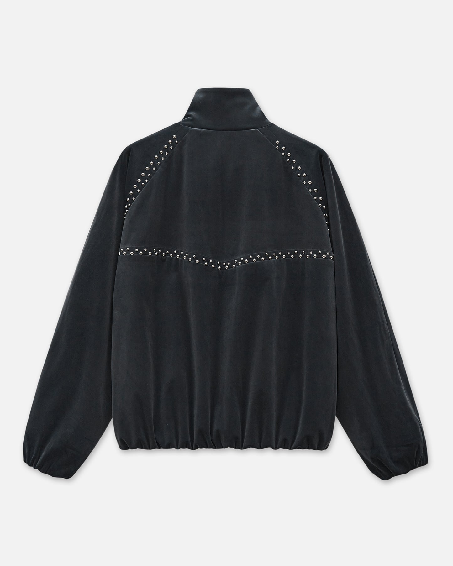 Studded Velvet Track Jacket