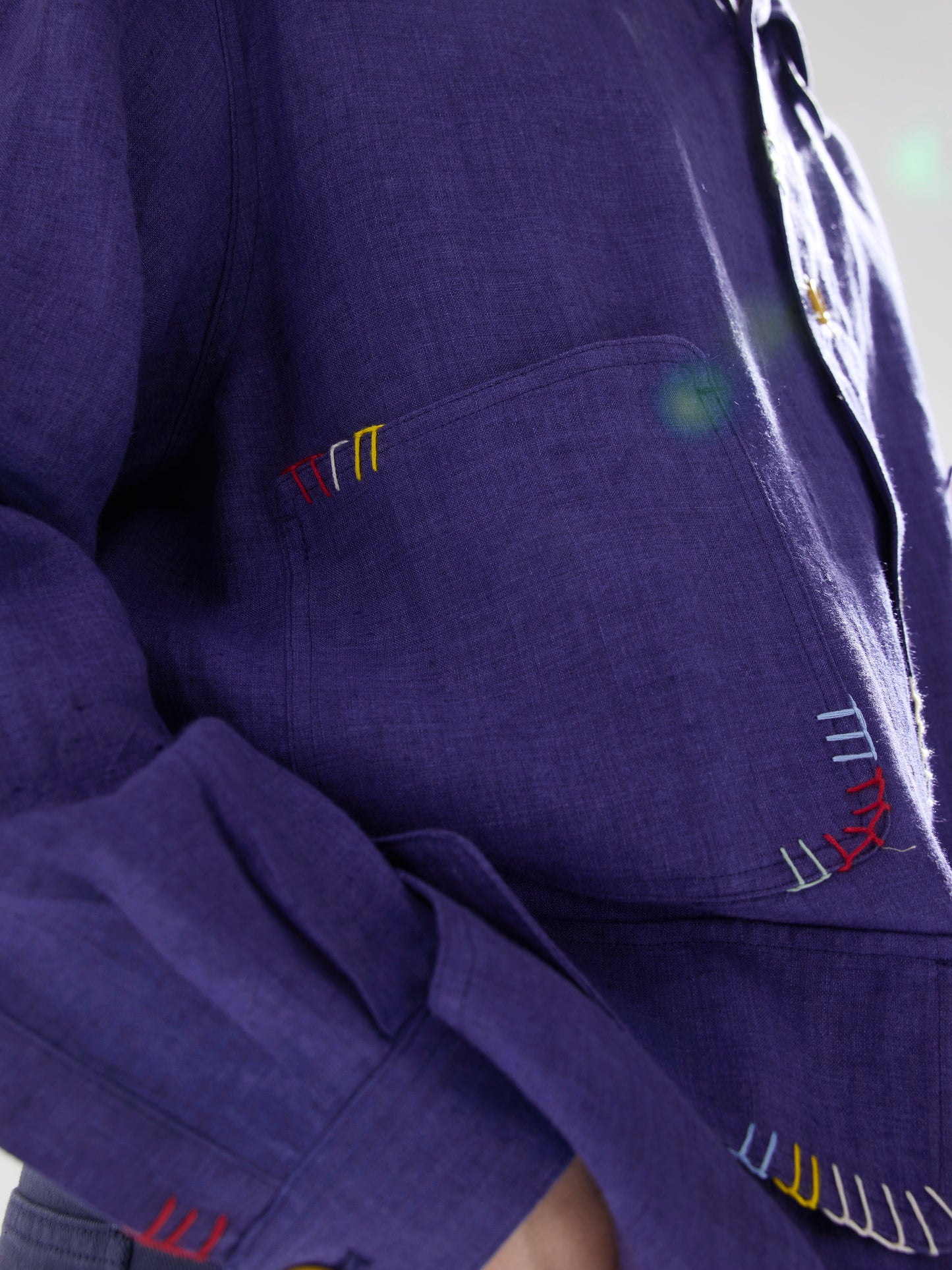 Hand Embroidered Frank Shirt Jackets