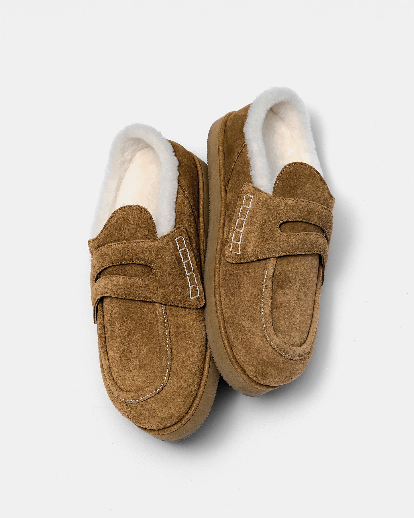 Shearling Slide Loafers