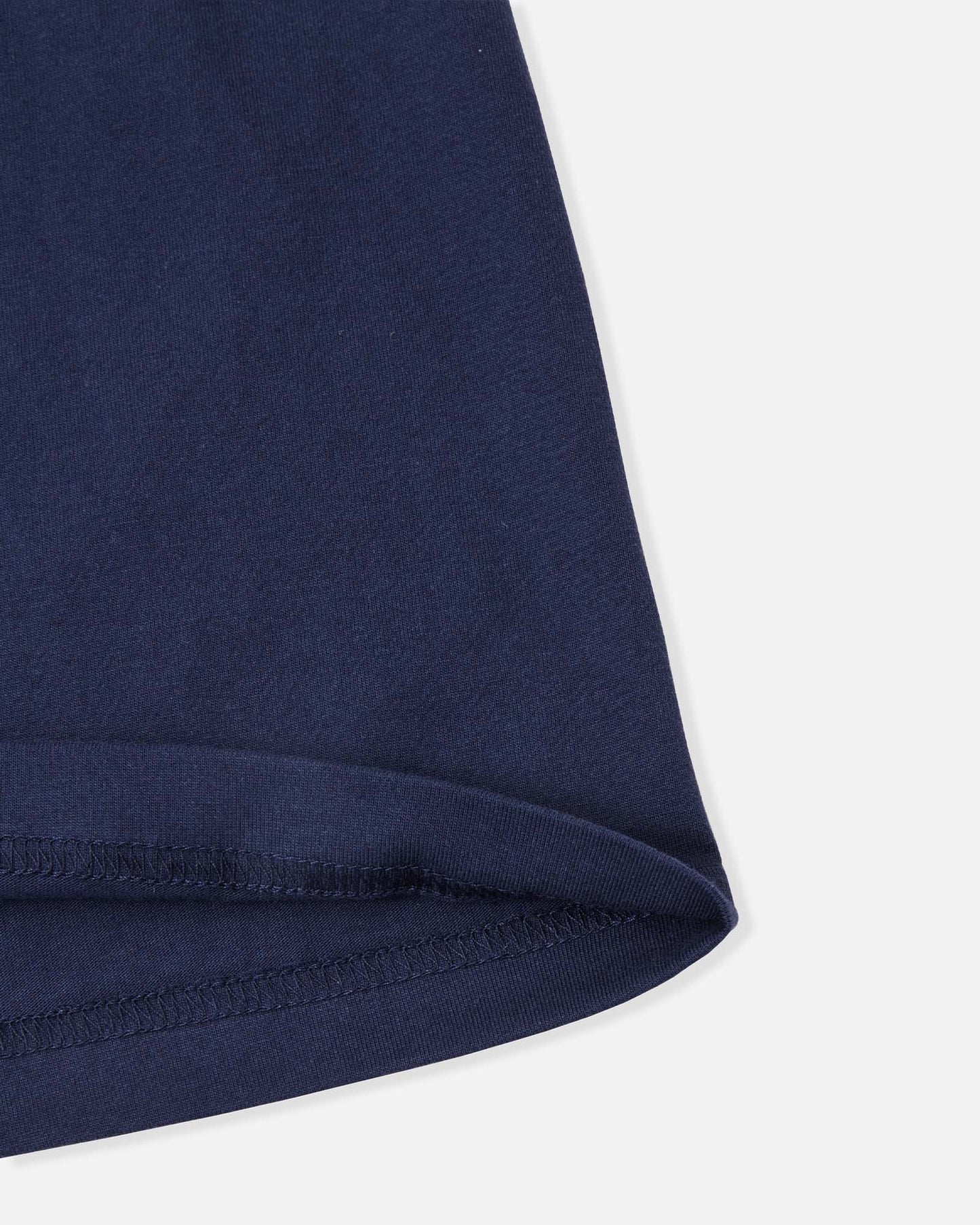 Plaid Pocket T-shirts with Hand-embroidered Dolls