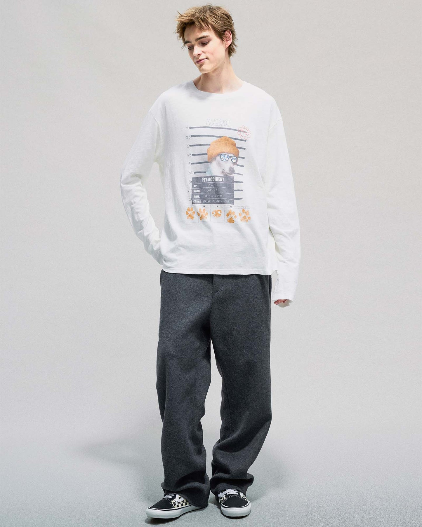 Bruce Mug Shot L/S T-shirt