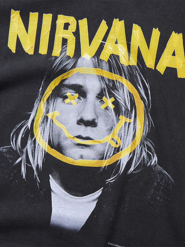 Taped Smiley Nirvana T-Shirt – EPIDE PREFAB