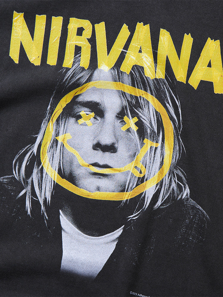 Taped Smiley Nirvana T-Shirt