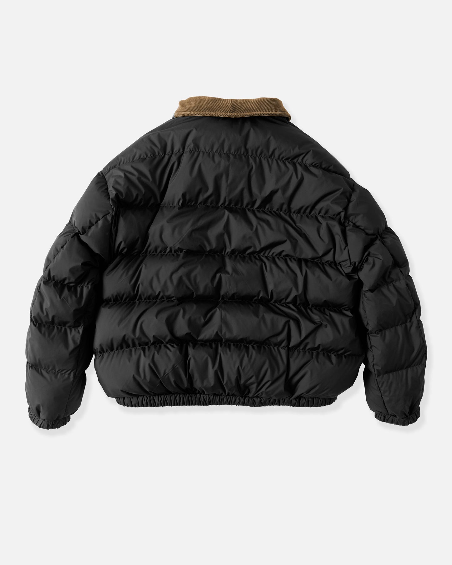 Reversible Down Jacket with Velvet Collar