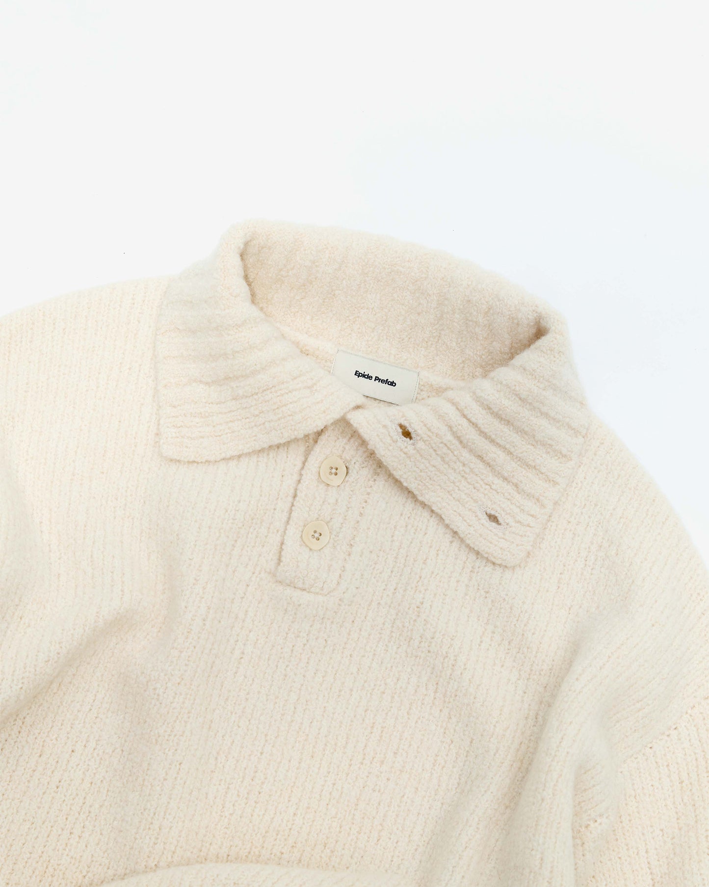 Buttoned Turtleneck Sweater