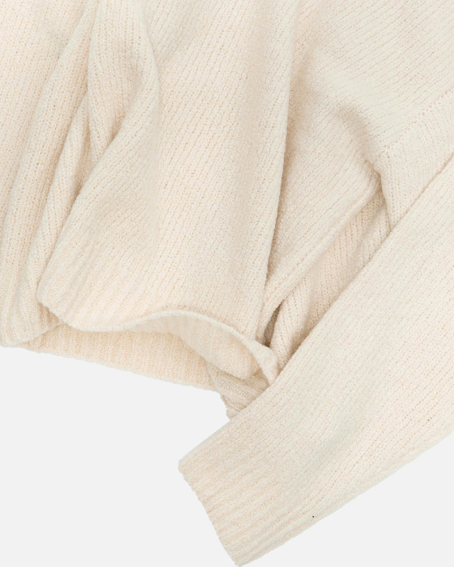 Buttoned Turtleneck Sweater