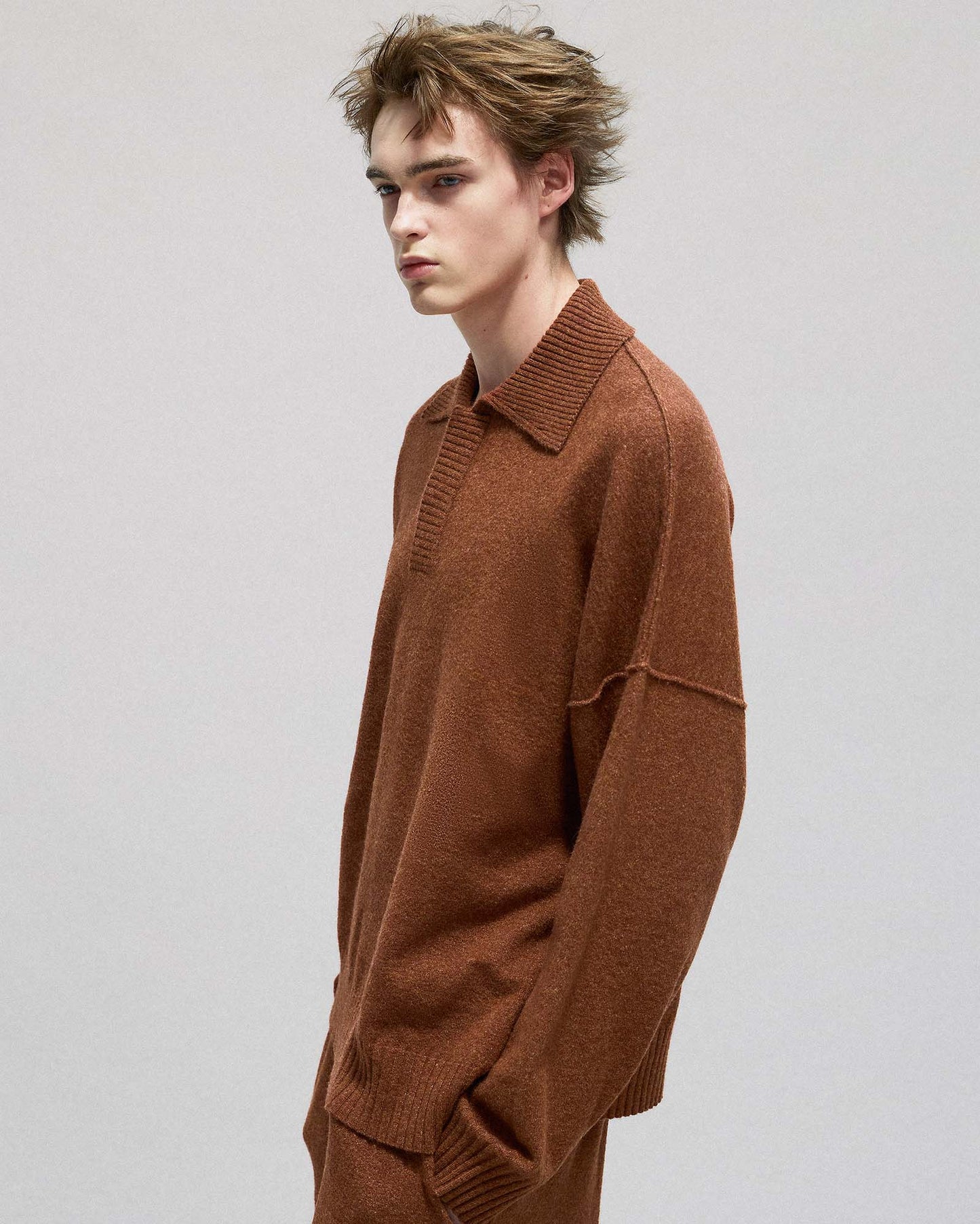 Paper Plane Knit Polo