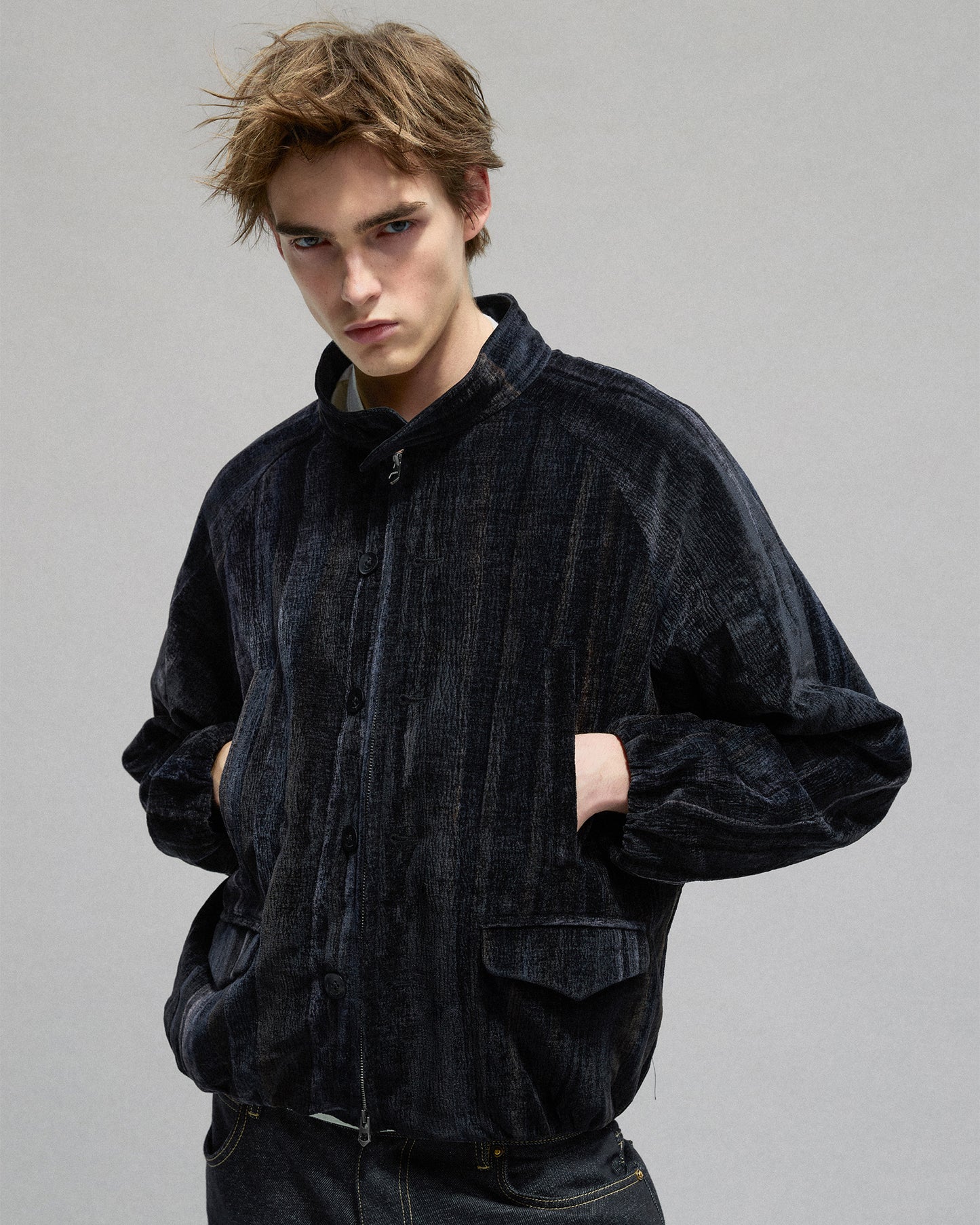 Dyed Velvet Hunt jacket