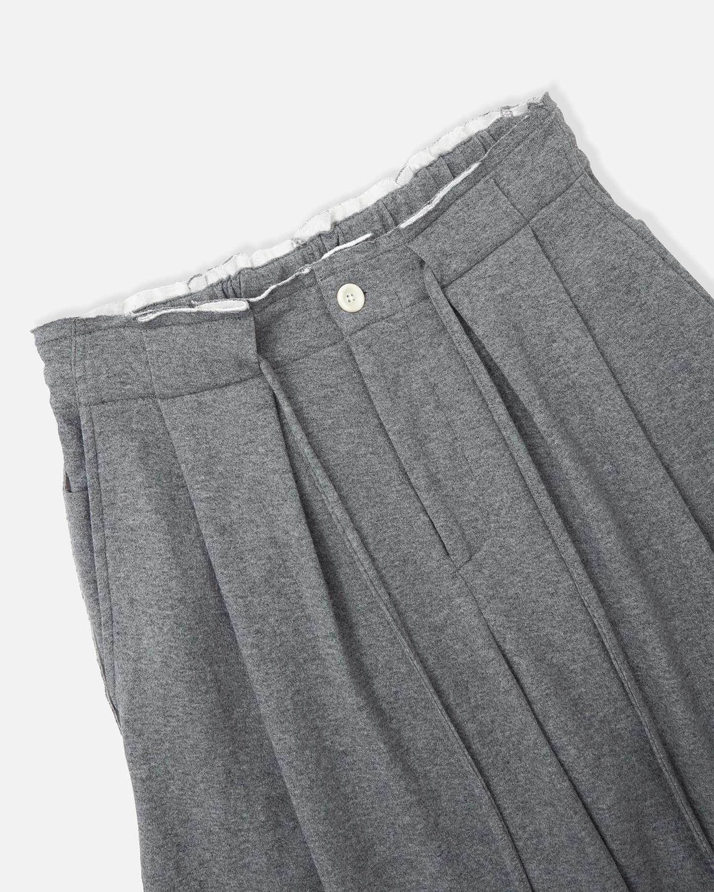 Shirred Relaxed-Fit Sweatpants