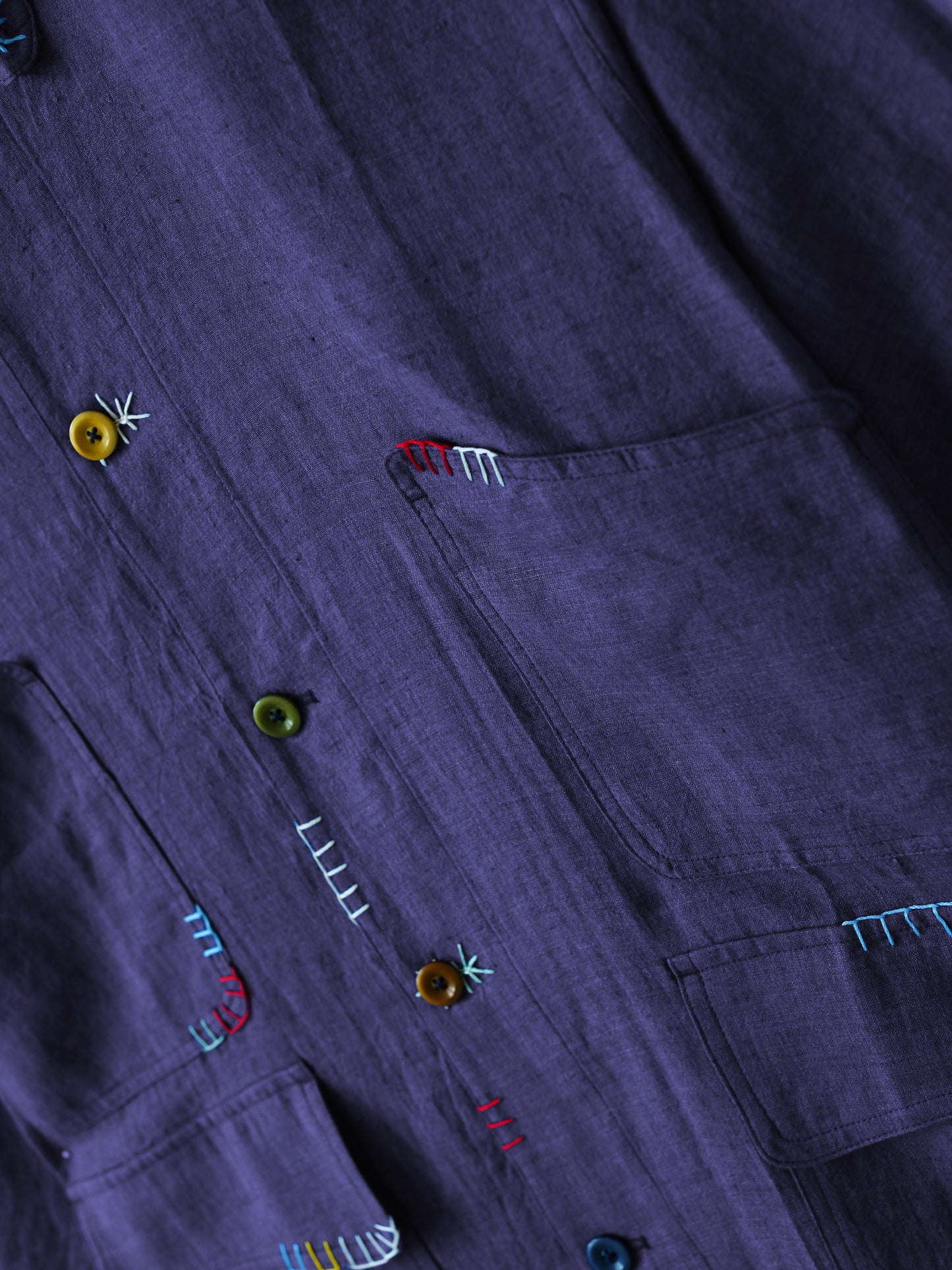 Hand Embroidered Frank Shirt Jackets