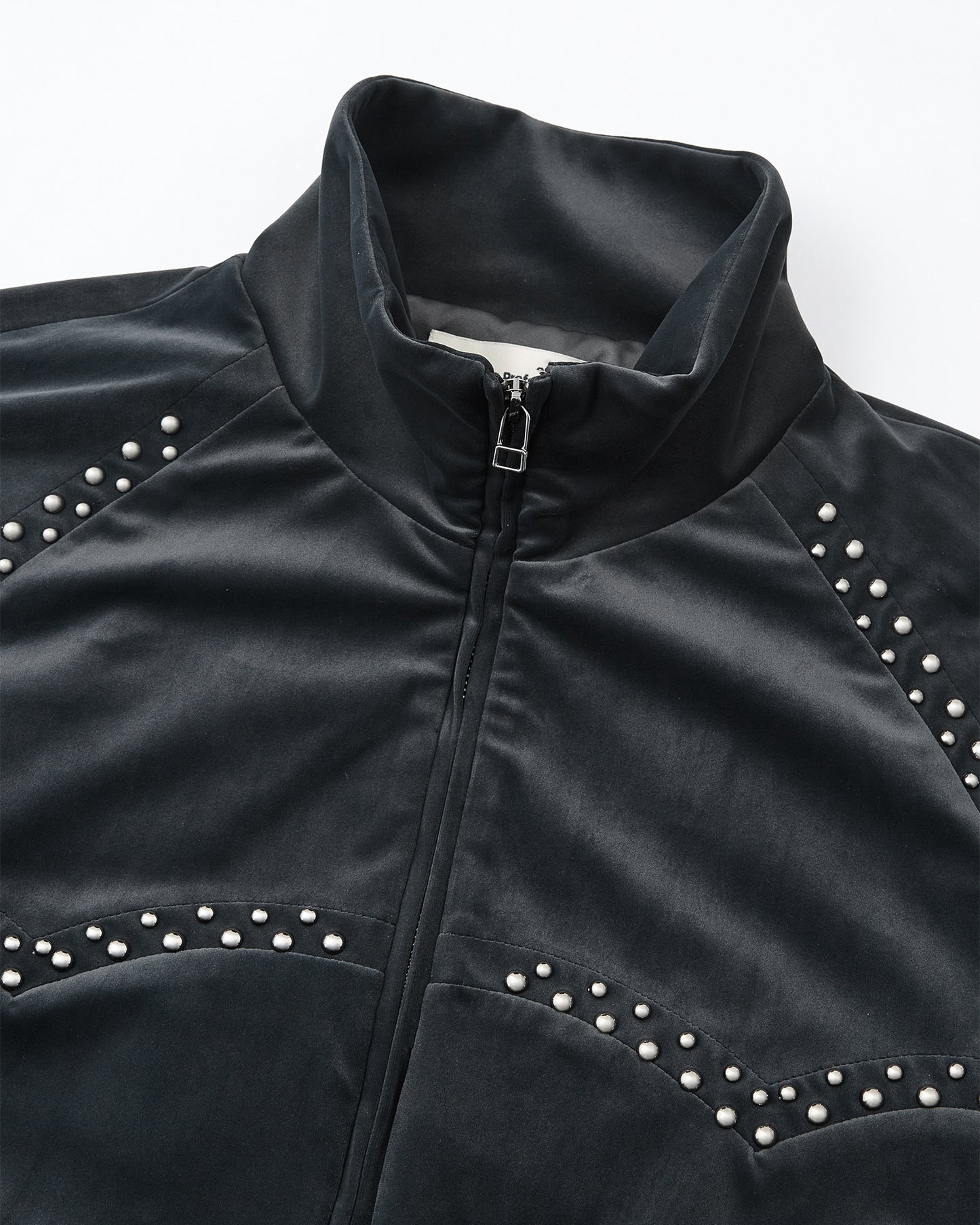 Studded Velvet Track Jacket