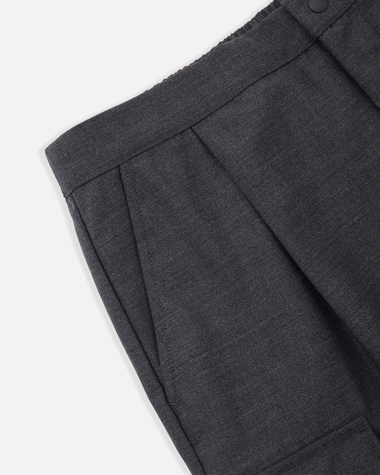 Multiple Flap Pocket Shorts in Wool