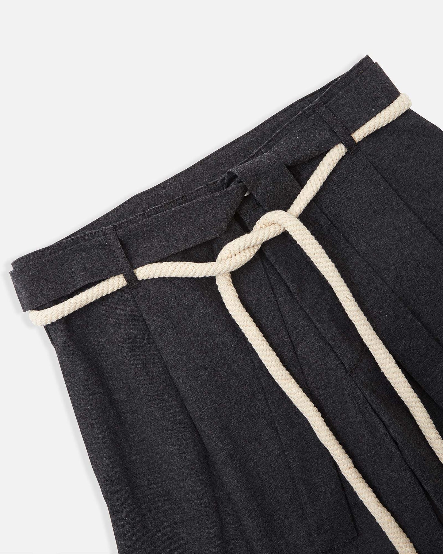 Belted Bermuda Shorts