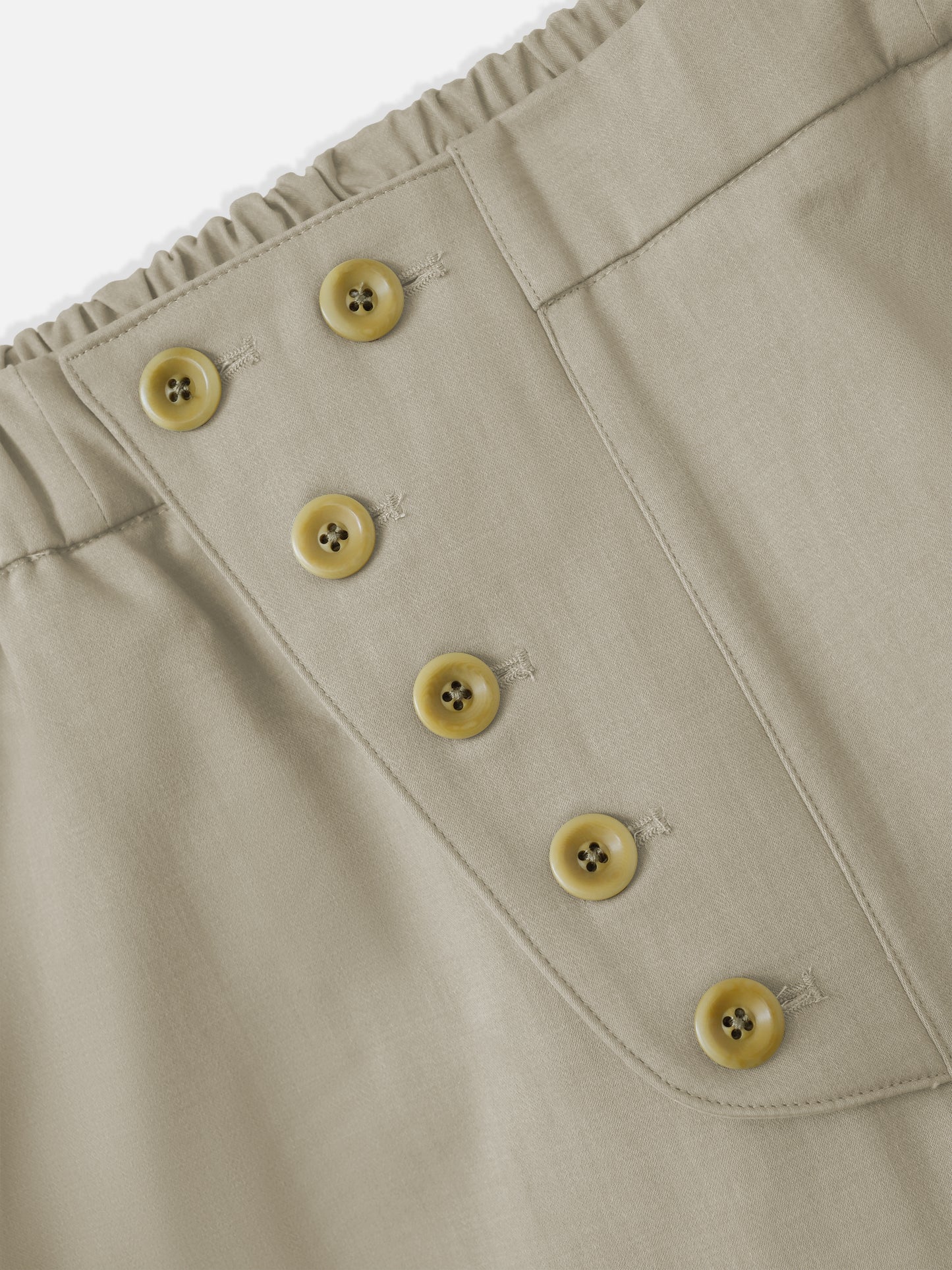 Button Up Light Cotton Pants