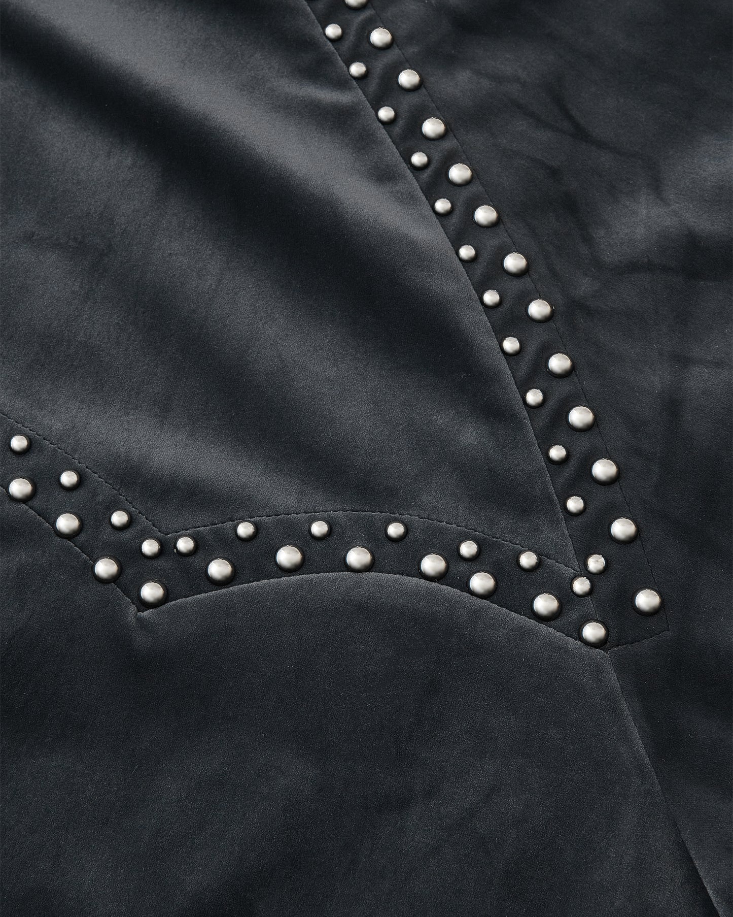 Studded Velvet Track Jacket