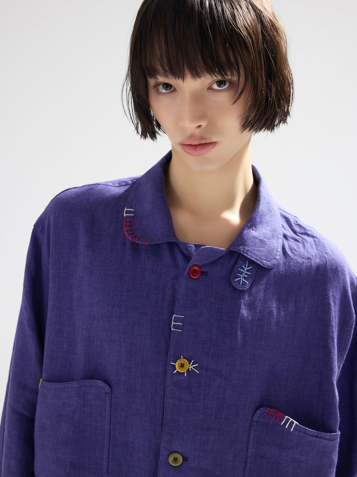 Hand Embroidered Frank Shirt Jackets