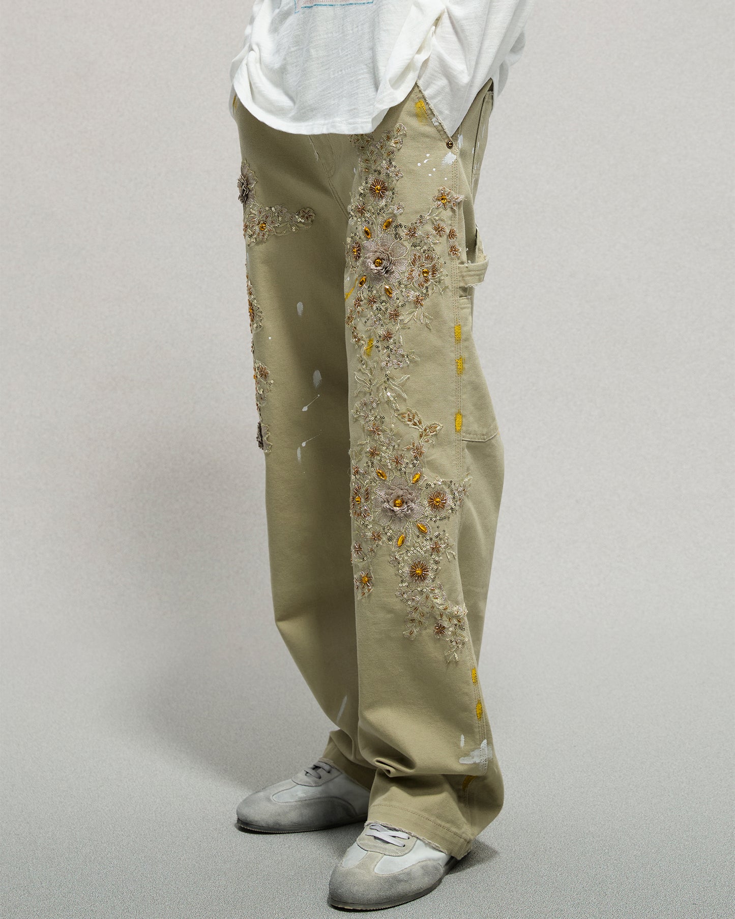 Embellished Carpenter Pants