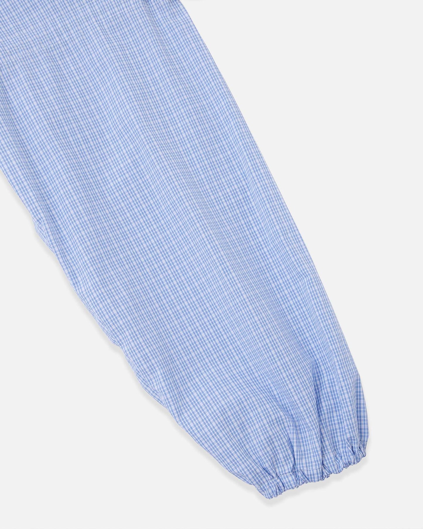 Bow Details Checked Shirt Jacket