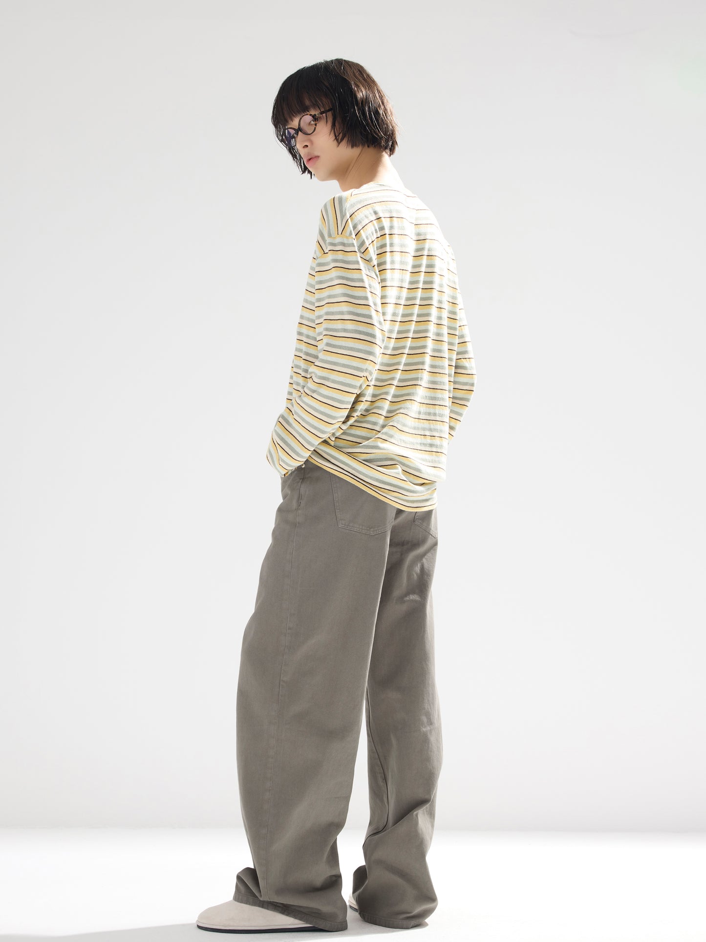 Leisure Pants in Dyed Cotton