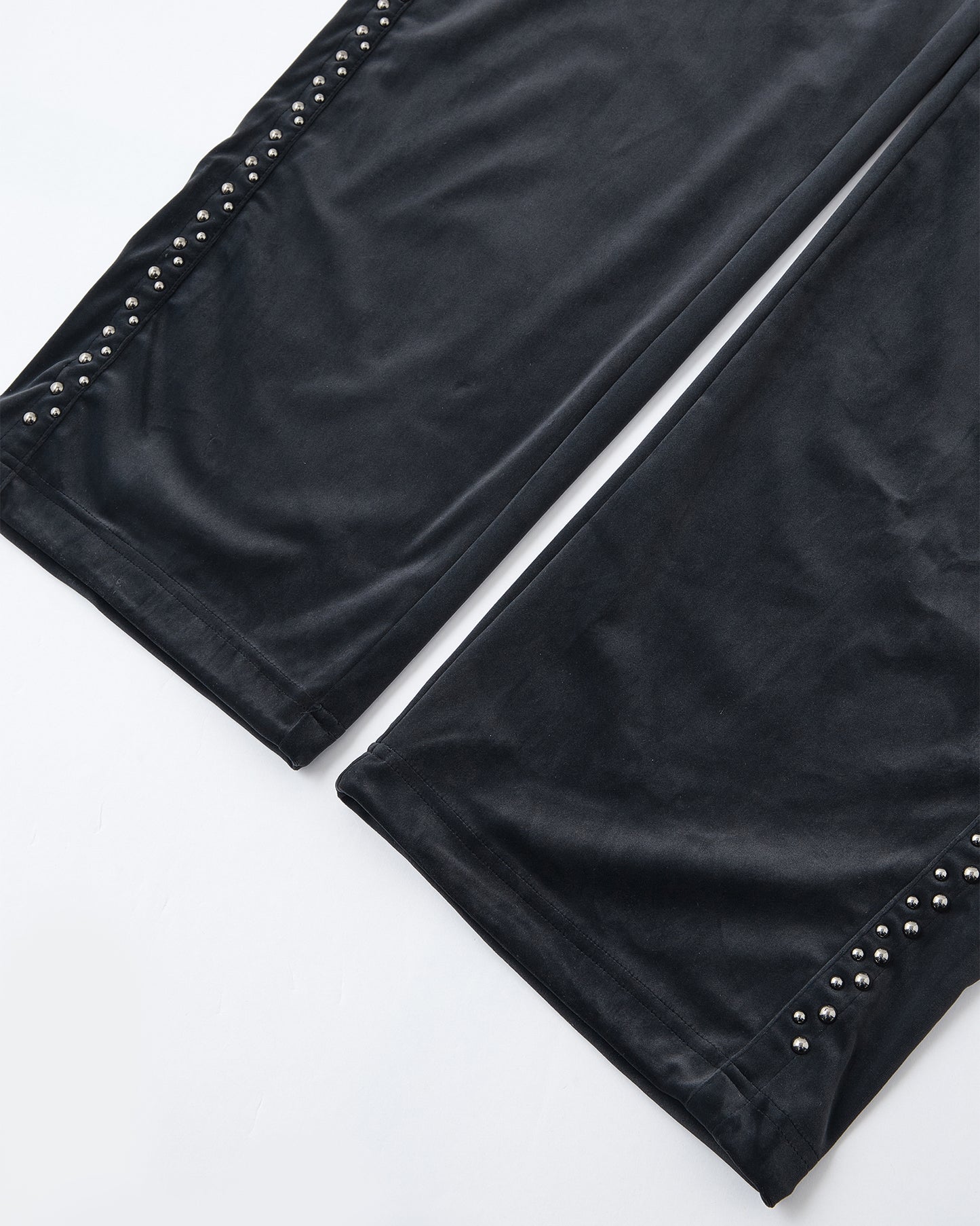 Studded Velvet Track Pants