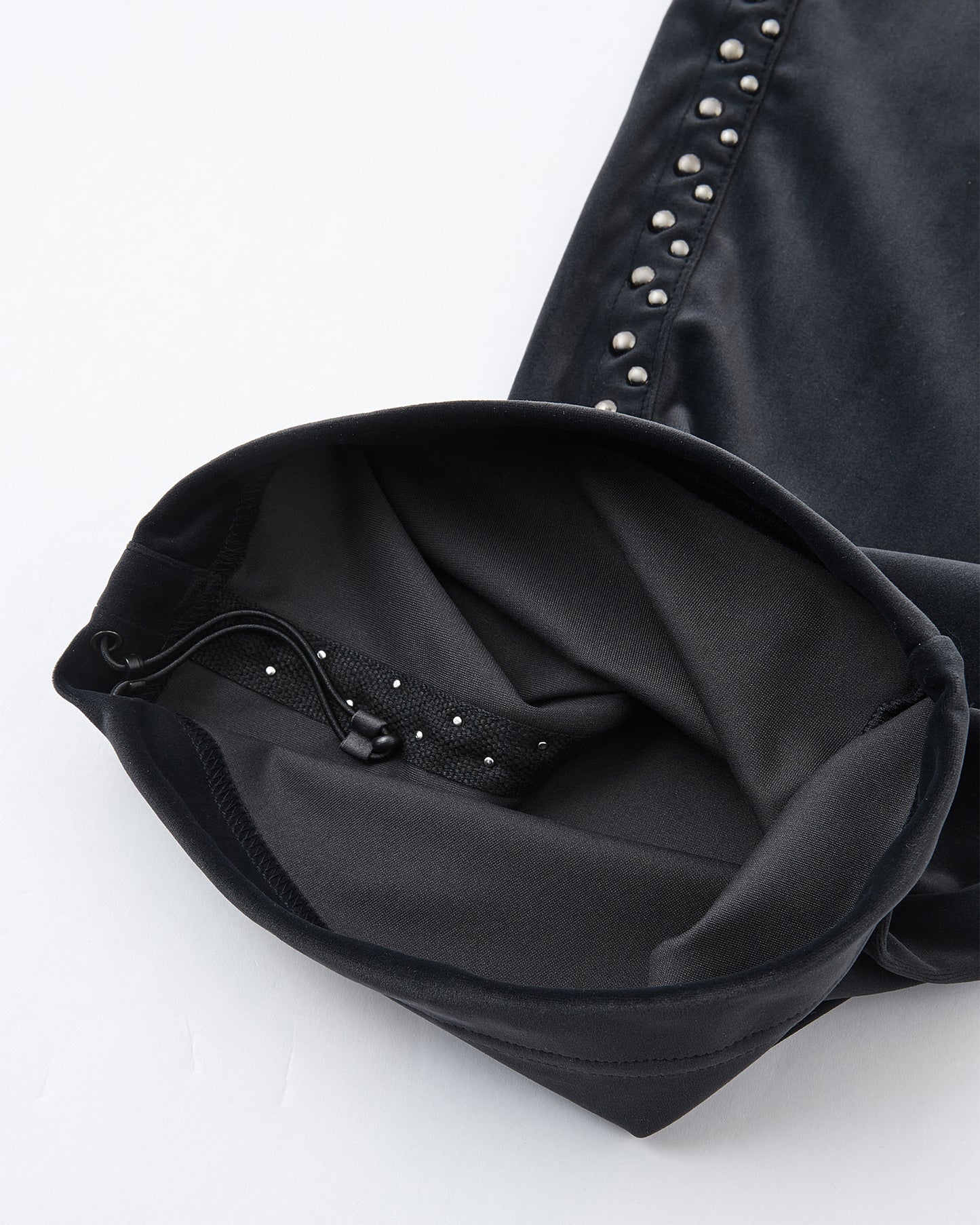 Studded Velvet Track Pants