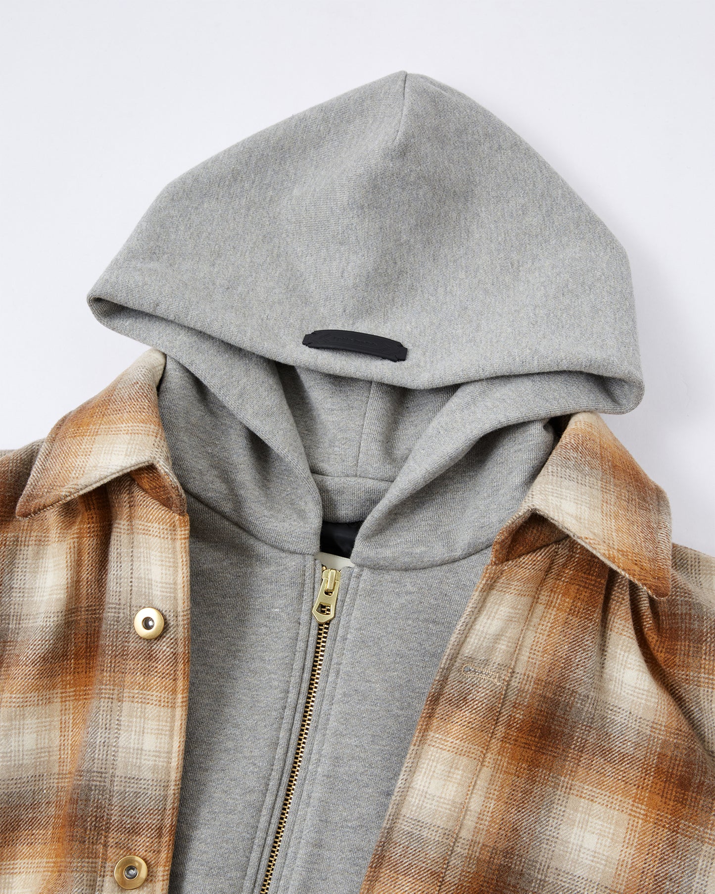 Layered Hooded jacket