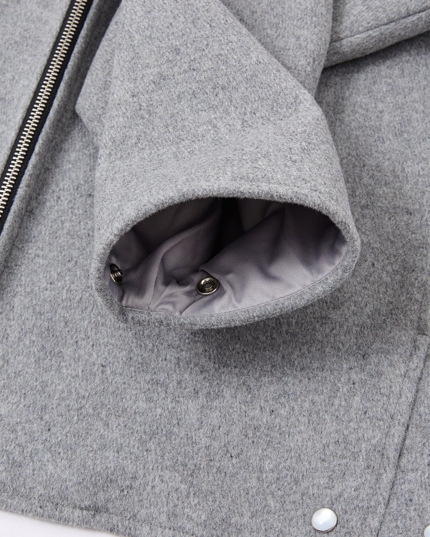 Eco Fur and Wool HoodedJacket