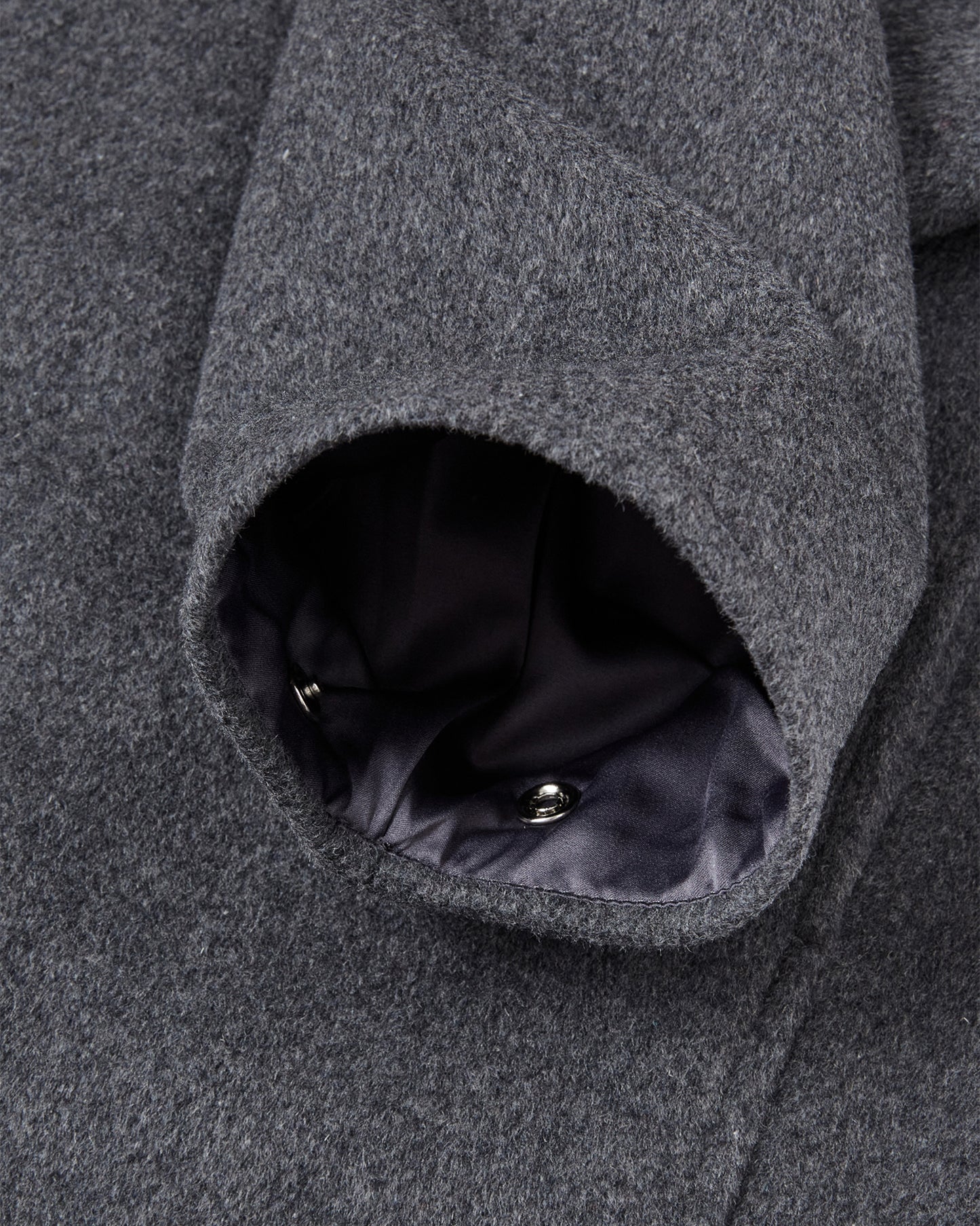 Eco Fur and Wool HoodedJacket