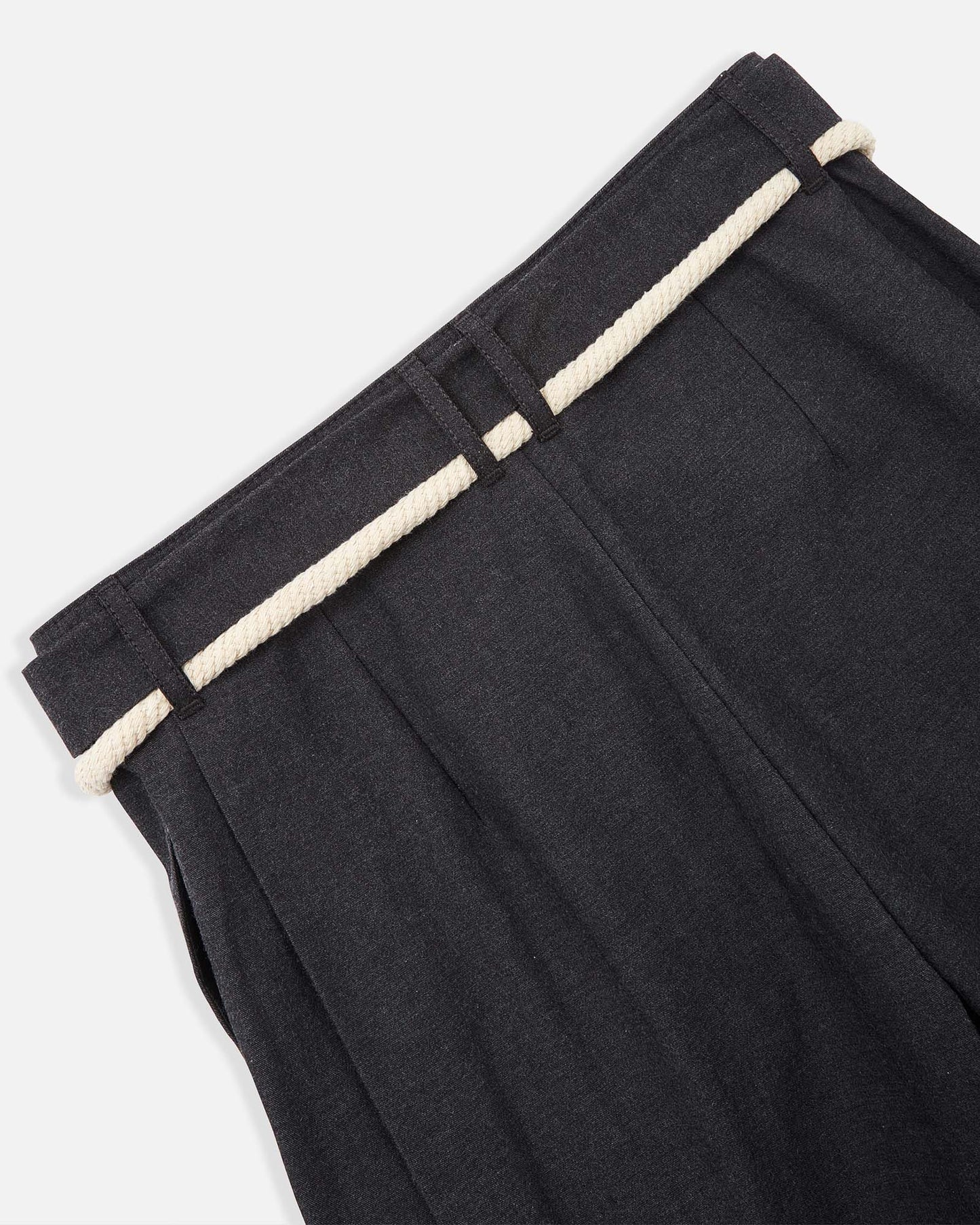 Belted Bermuda Shorts