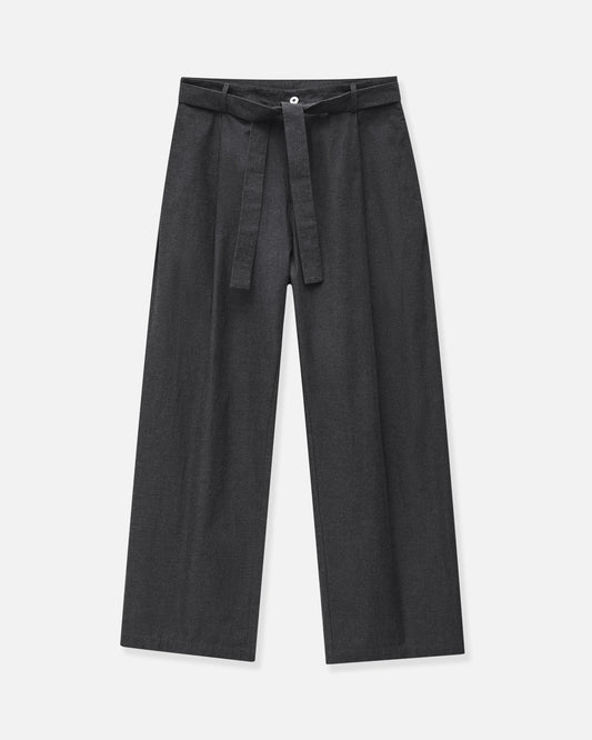 Belted Bermuda Trousers