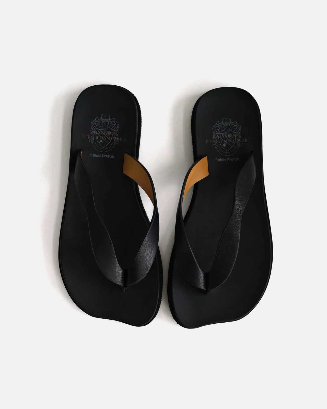 Ombré Flip Flop in Leather