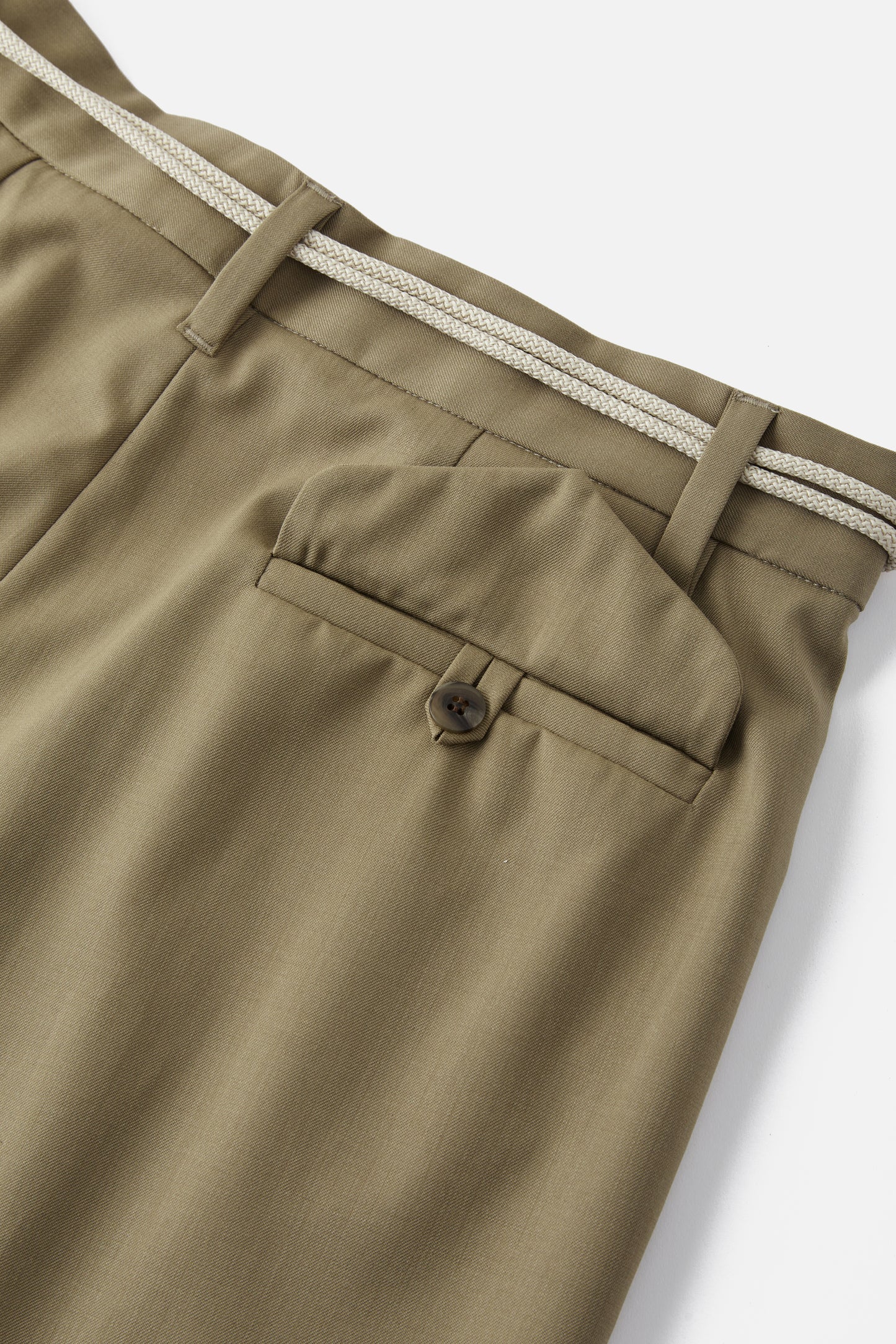 Soie Pant in Polyester and Virgin Wool
