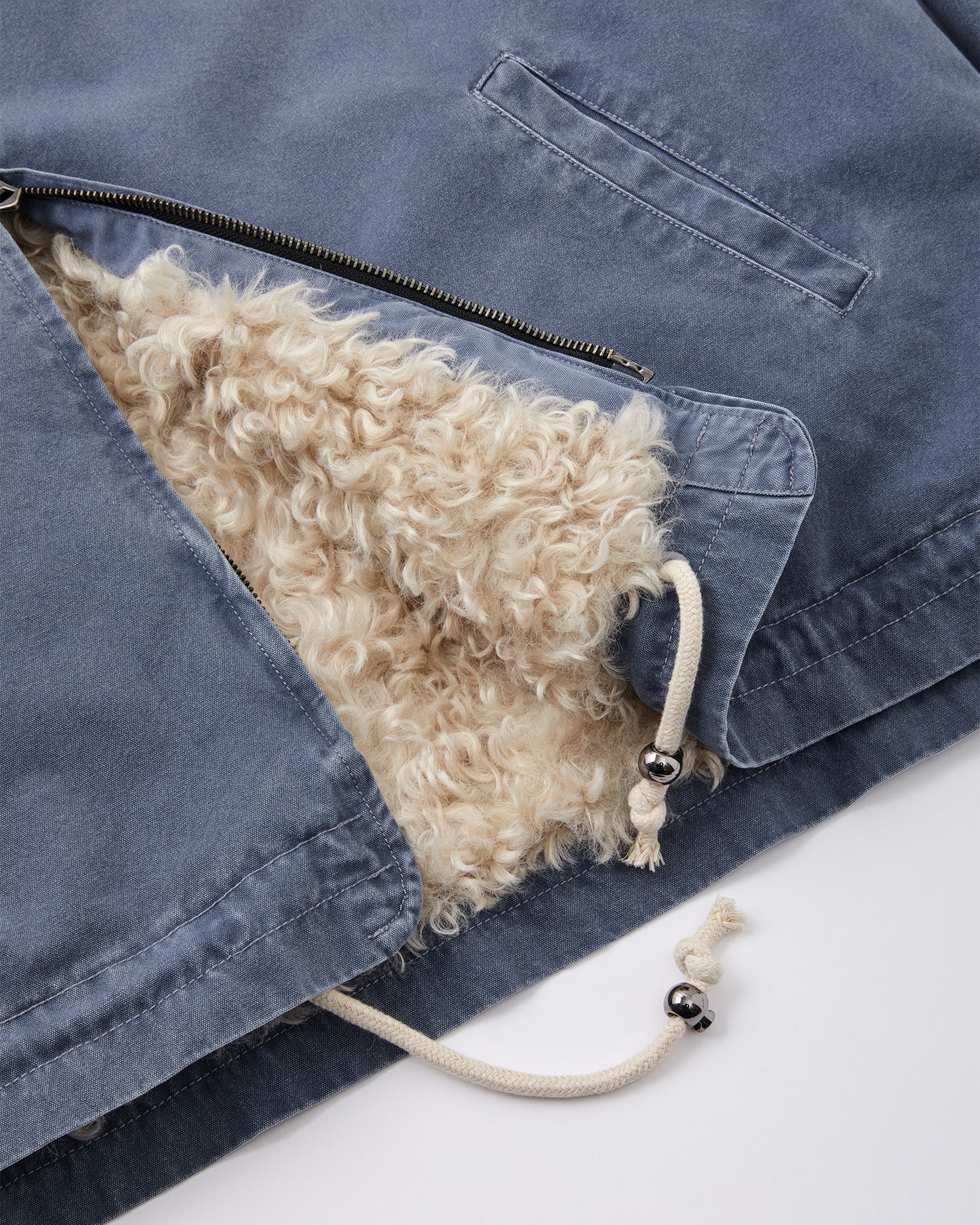 Faux Fur Patch Jacket