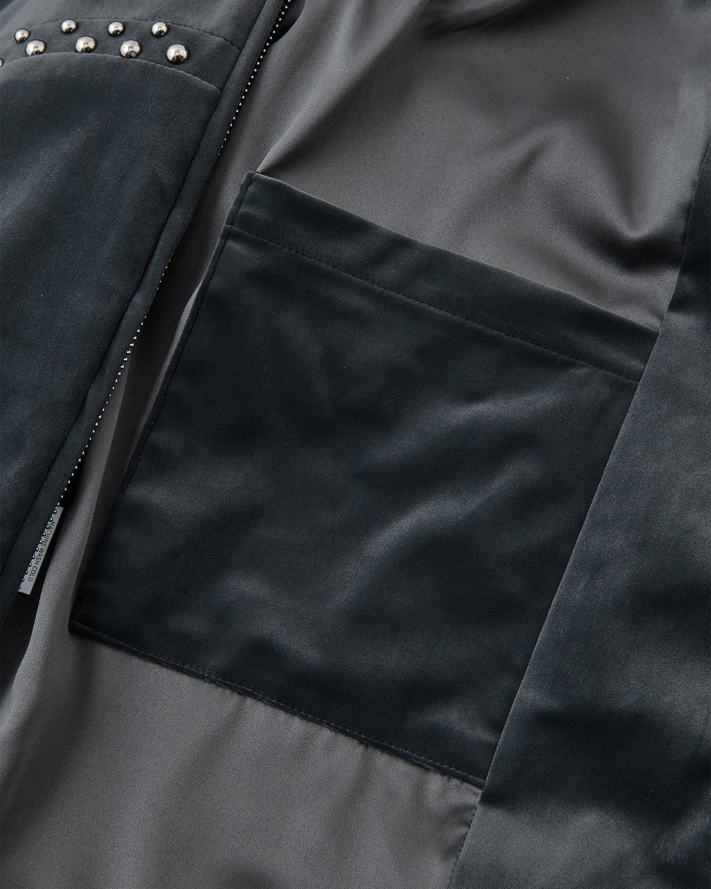 Studded Velvet Track Jacket