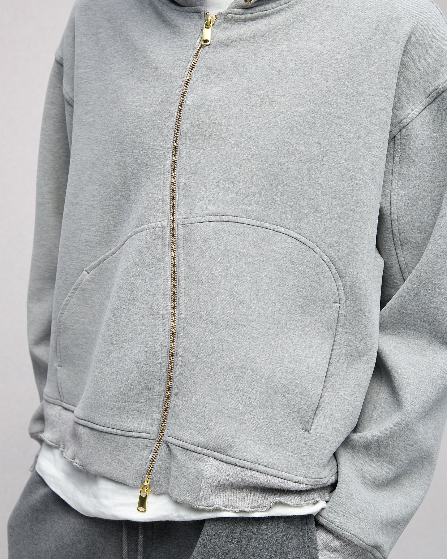 Wavy Zip Hoodie