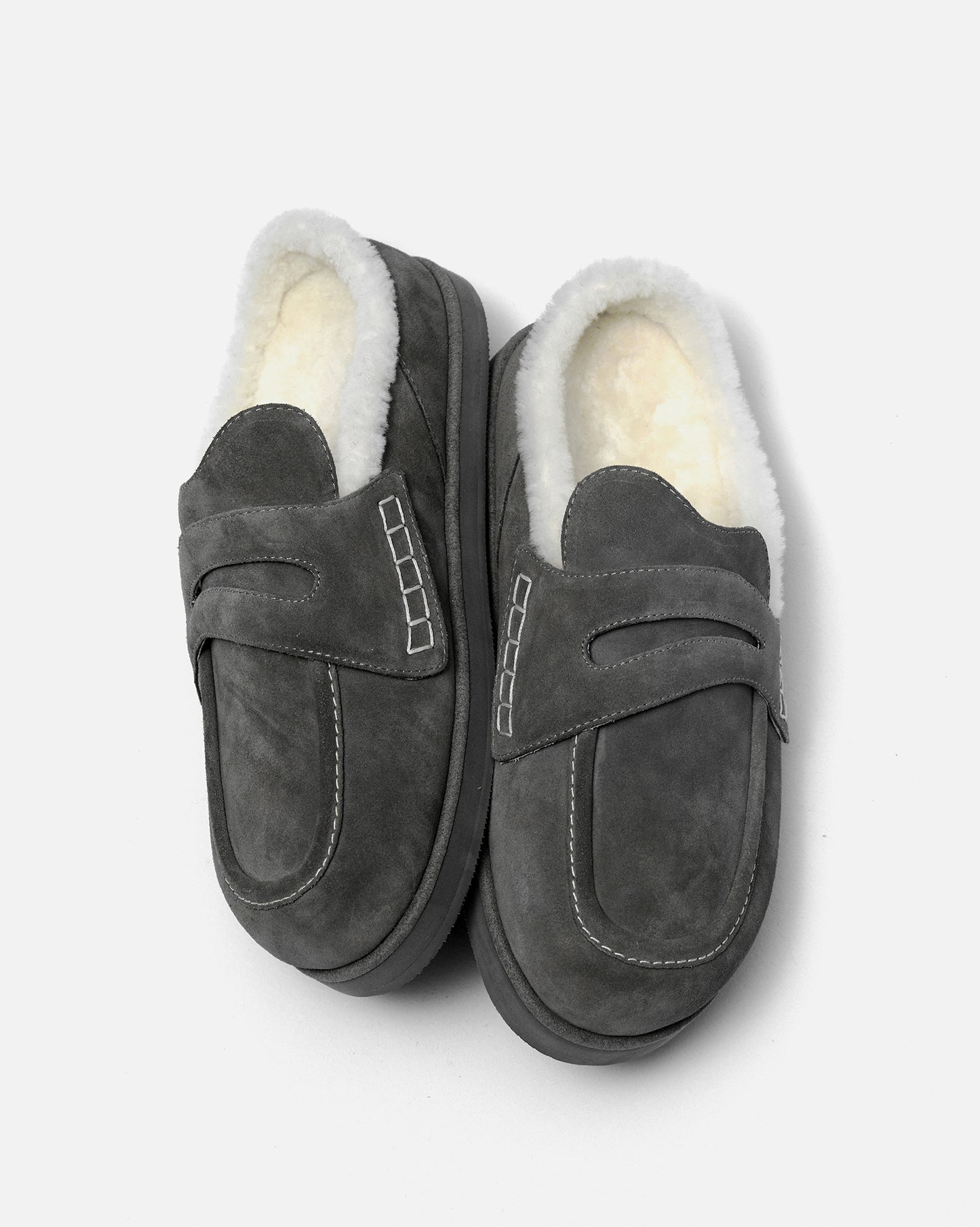 Shearling Slide Loafers