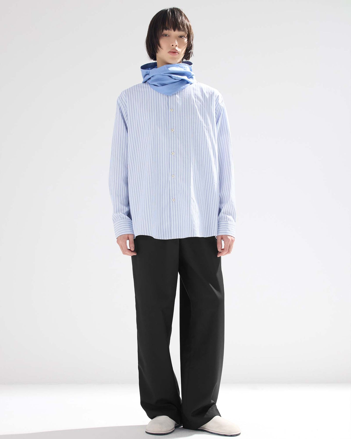 Striped Hooded Shirts