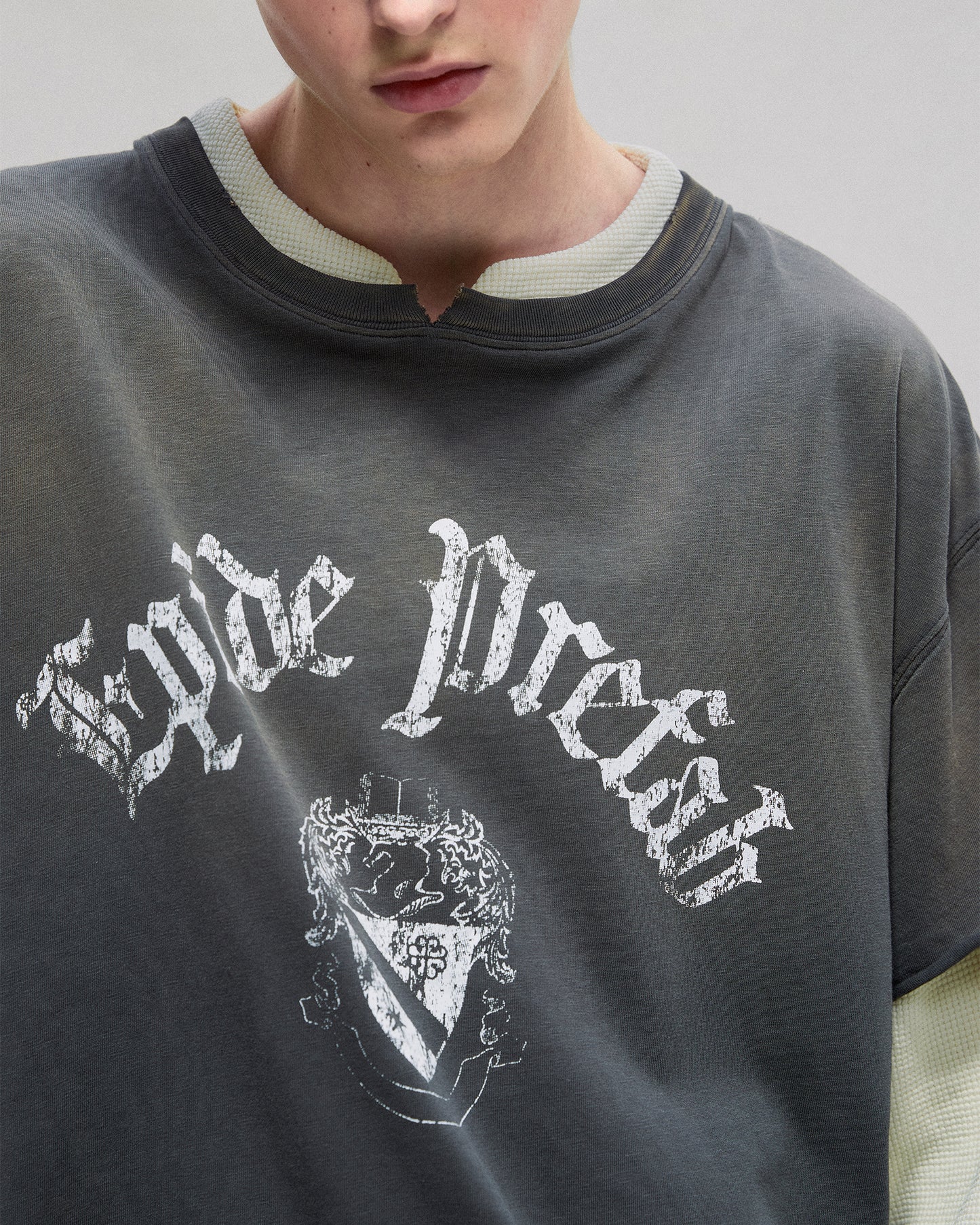 Layered Waffle LS T-shirt