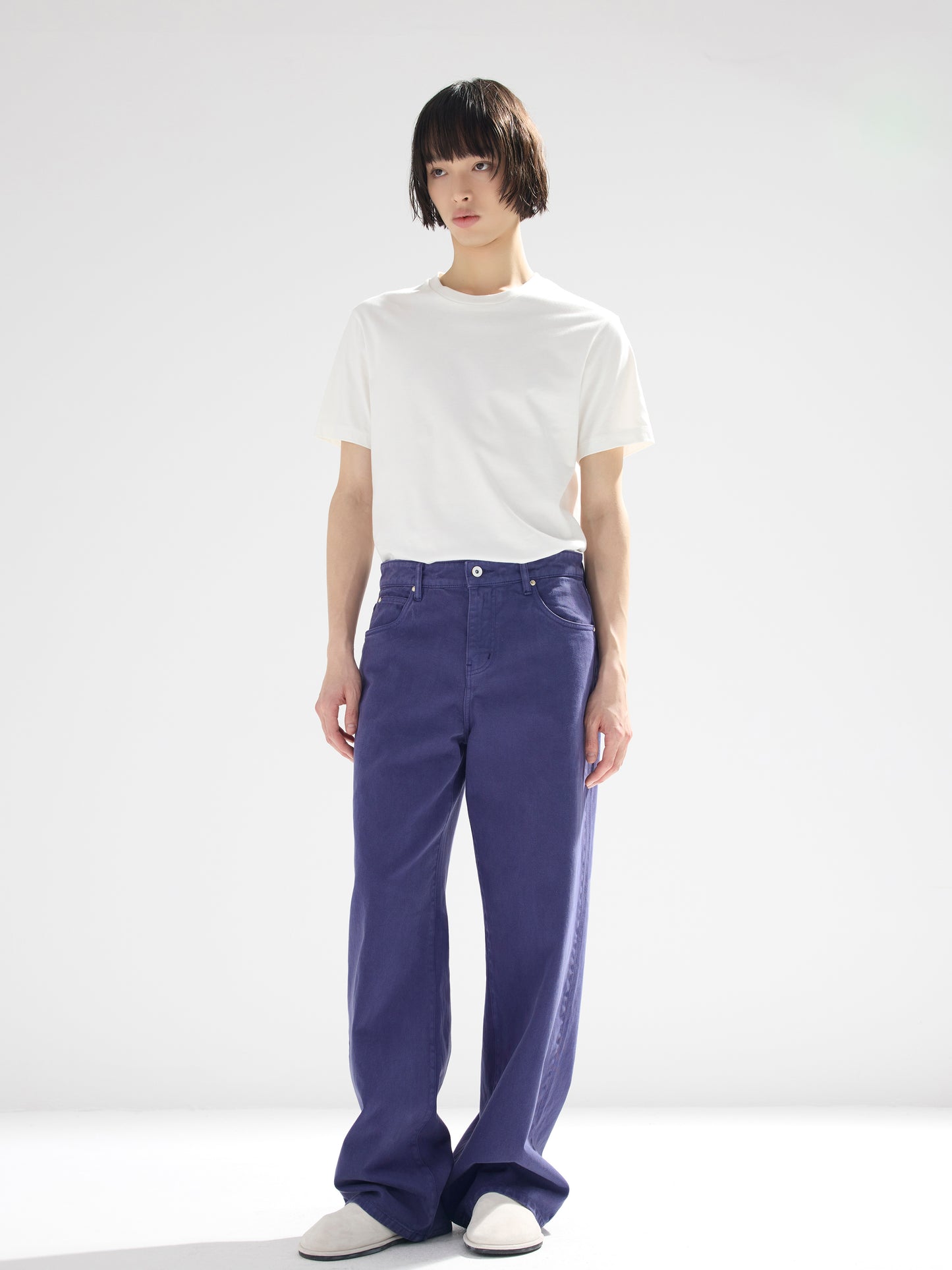 Leisure Pants in Dyed Cotton
