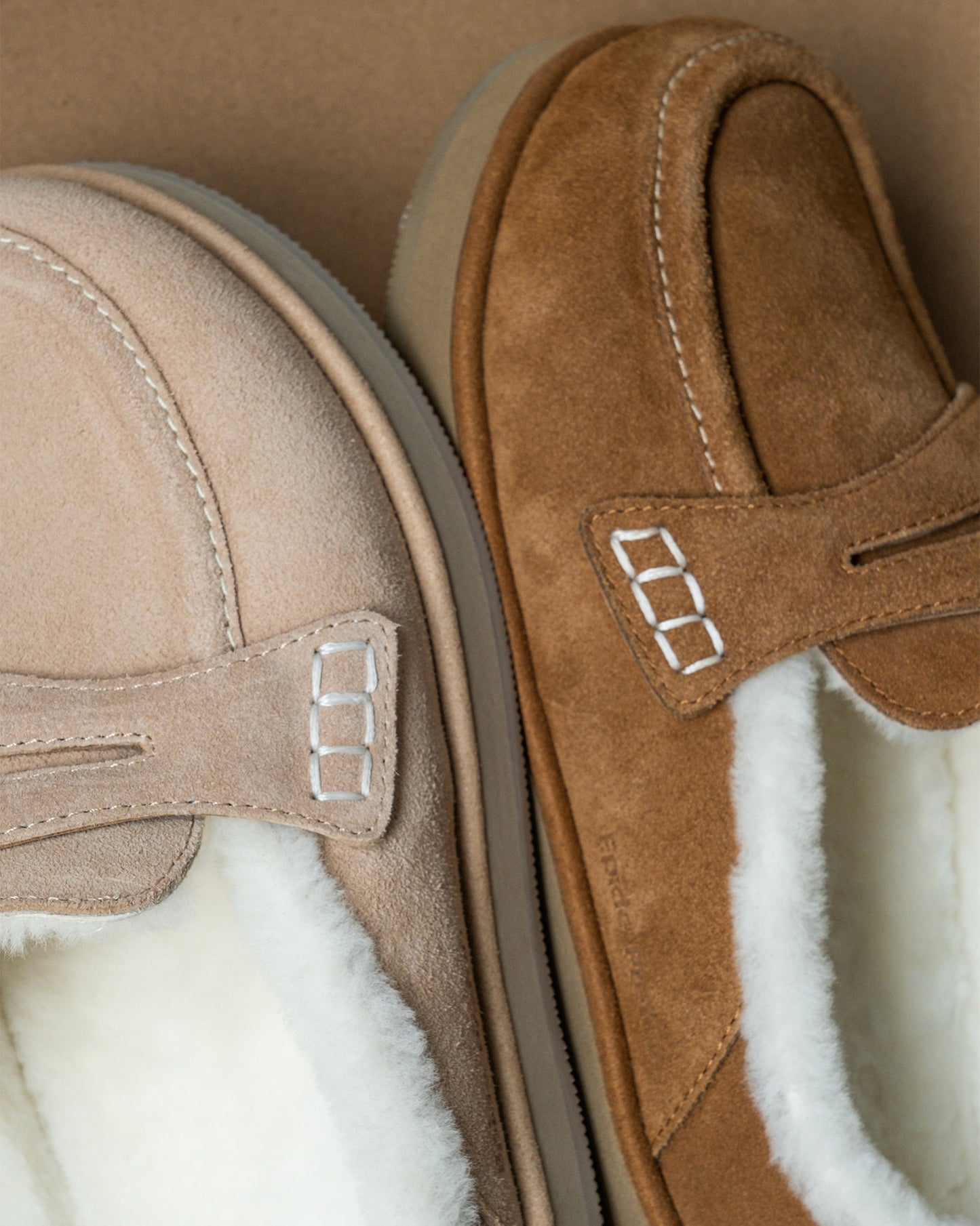Shearling Slide Loafers