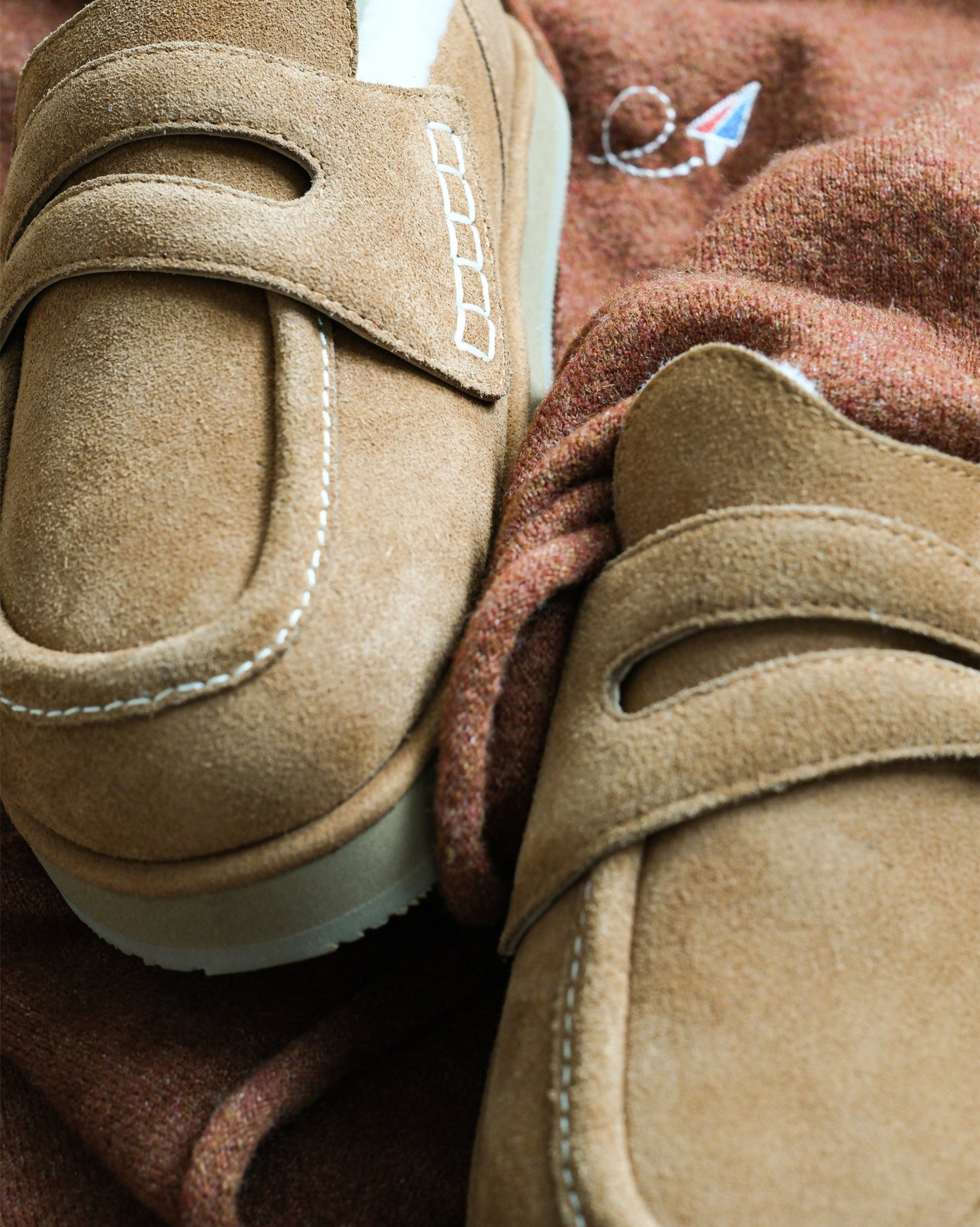 Shearling Slide Loafers