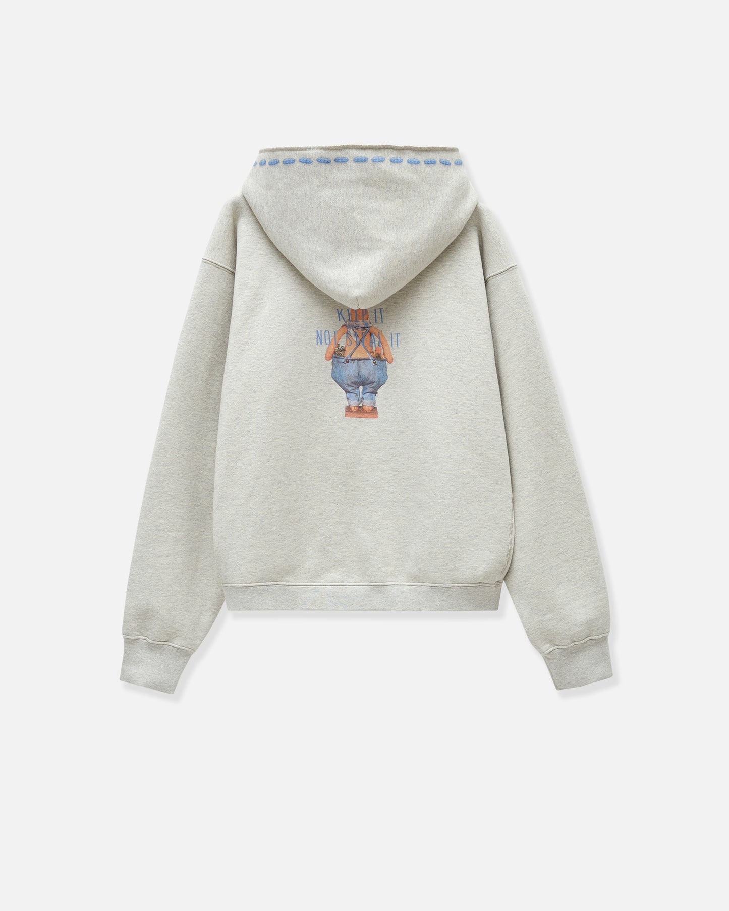 Rogue Rabbit Seamed Retro Hoodie