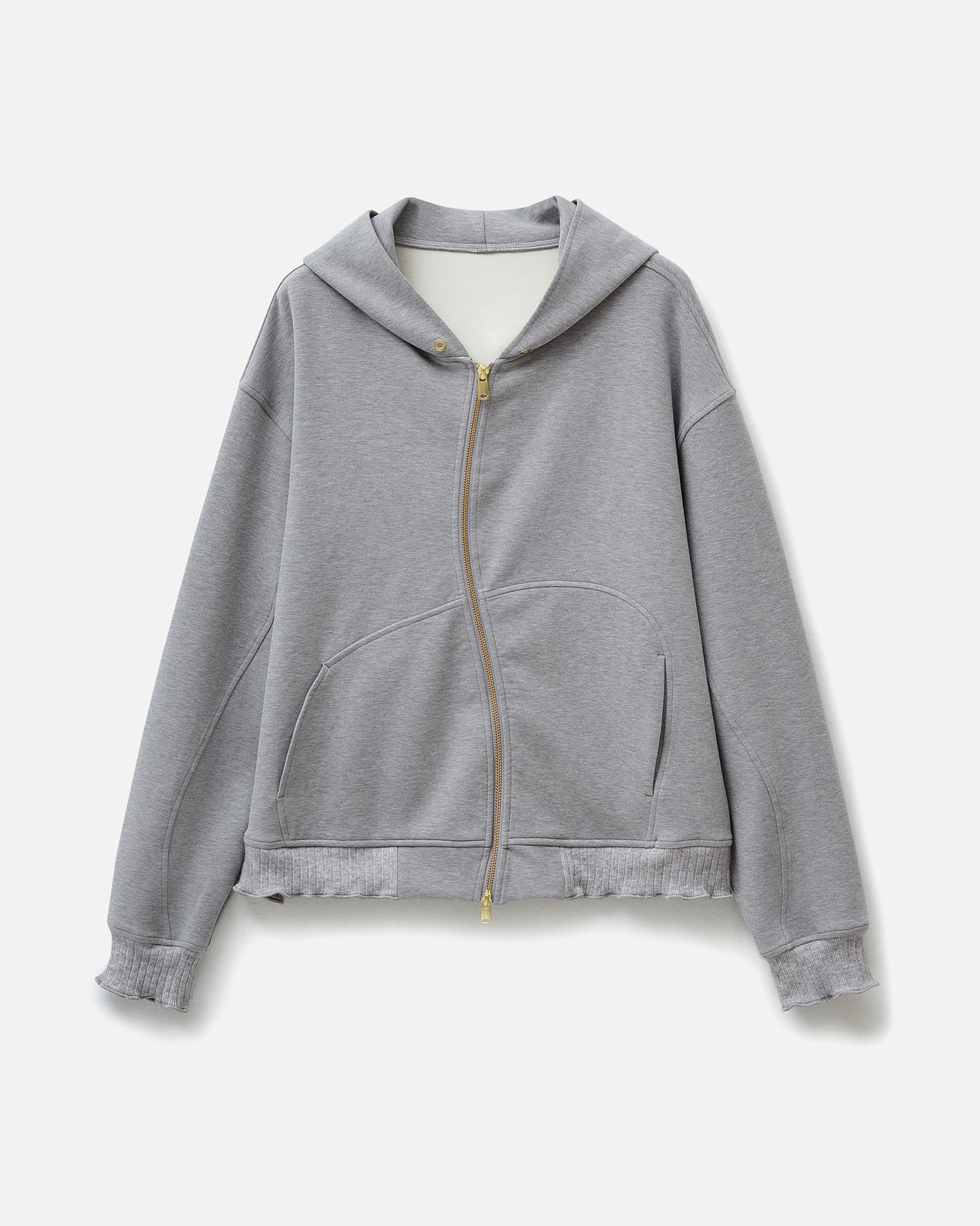 Wavy Zip Hoodie