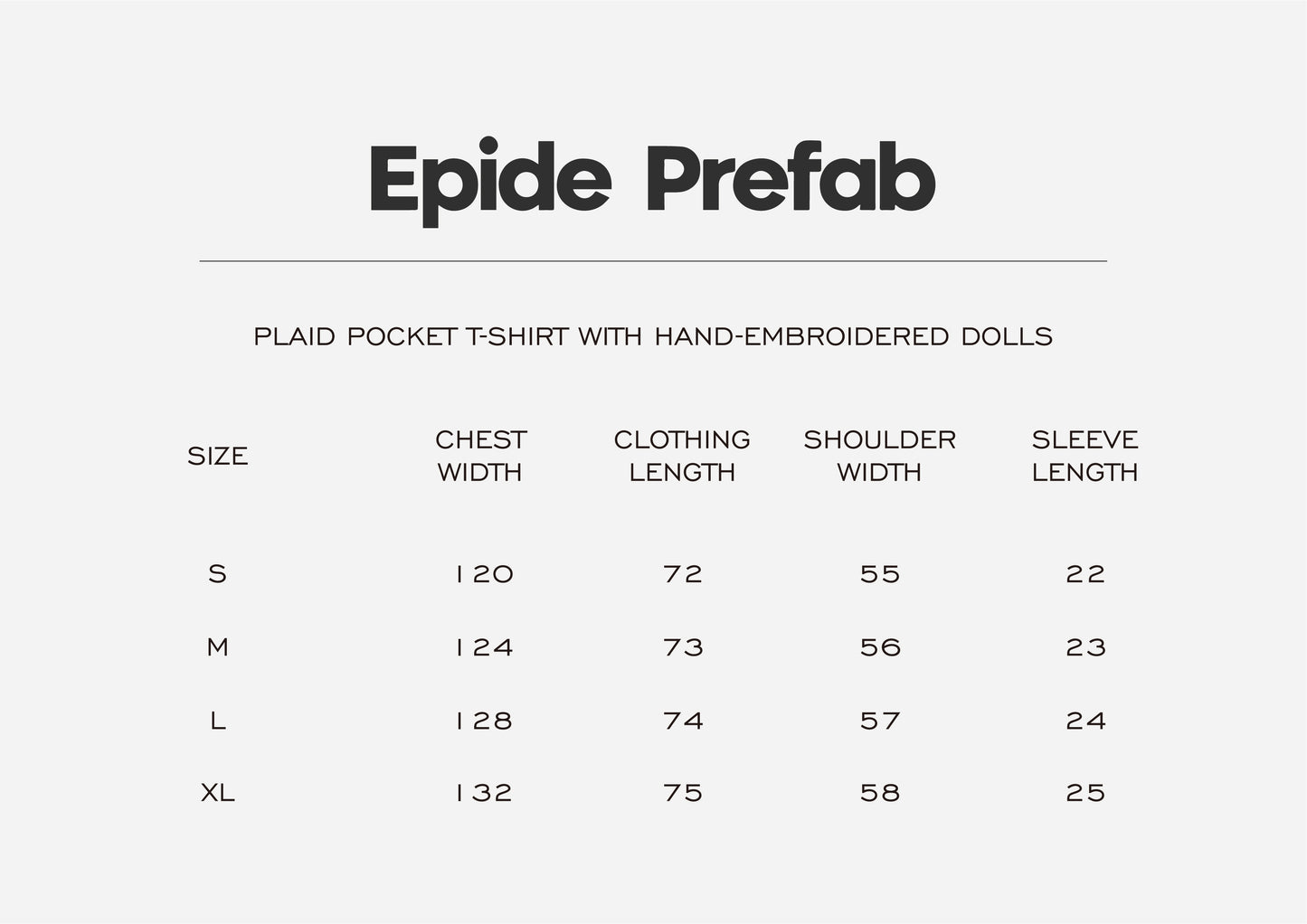 Plaid Pocket T-shirts with Hand-embroidered Dolls