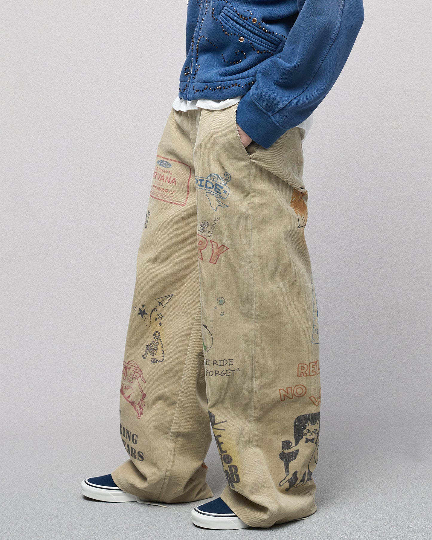 Graffiti Corduroy Chino