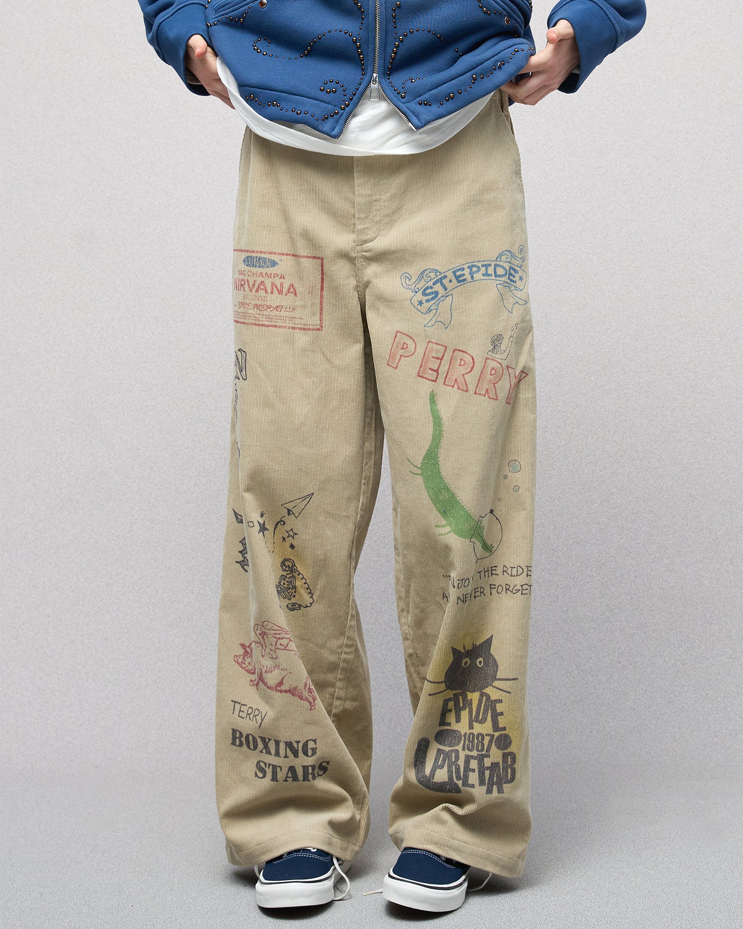 Graffiti Corduroy Chino